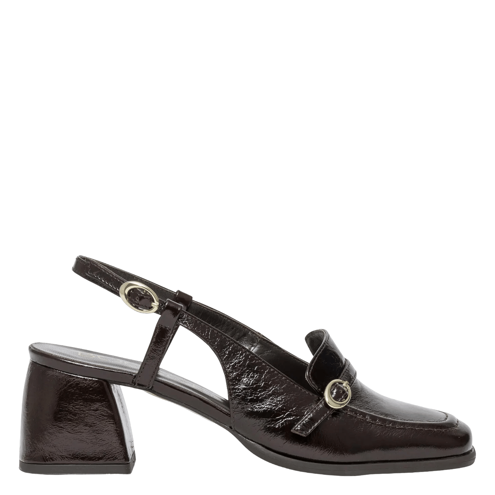 Slingback-Pumps aus Leder BOCAGE