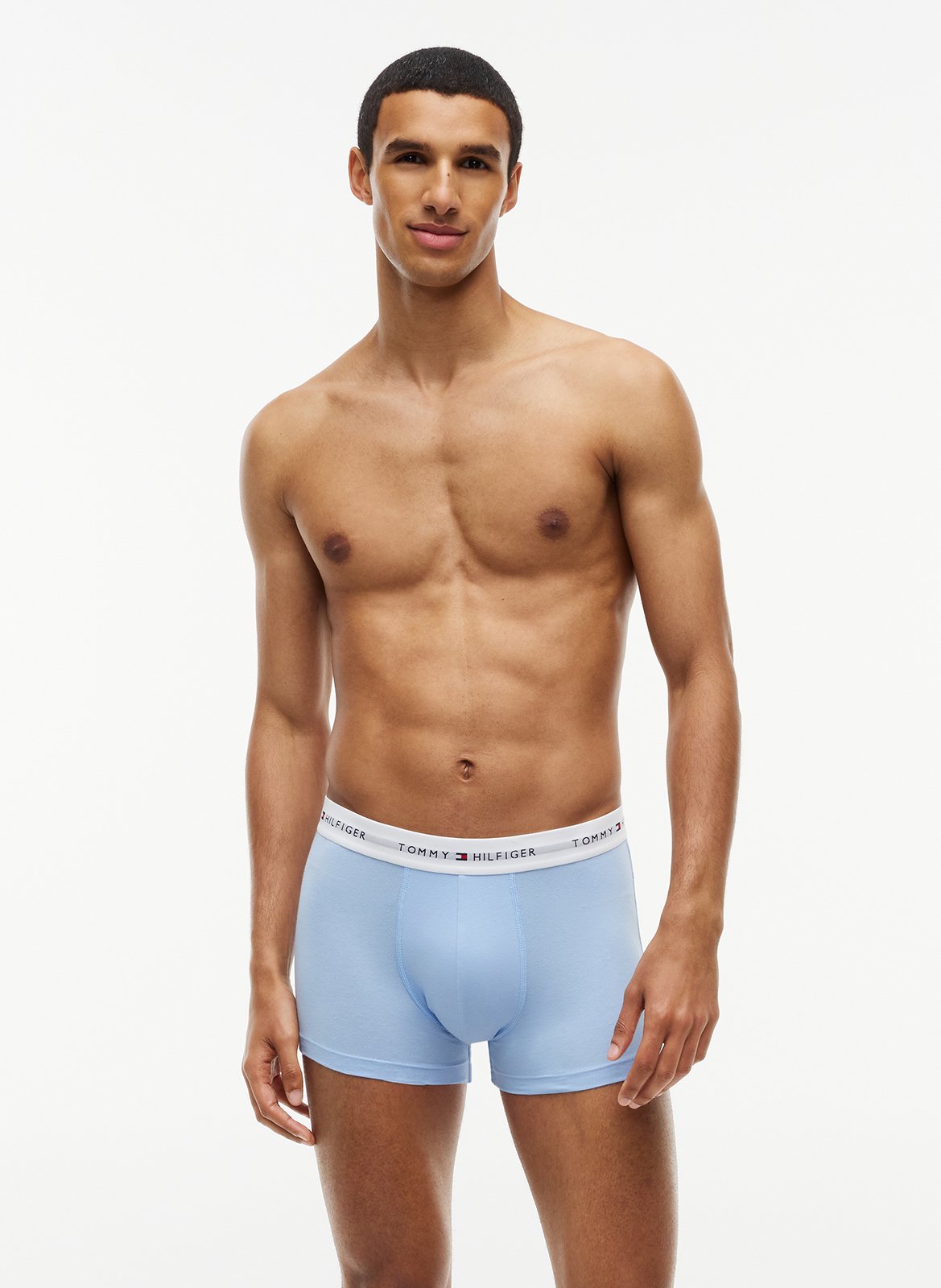 Pack of three cotton-blend boxers TOMMY HILFIGER Red