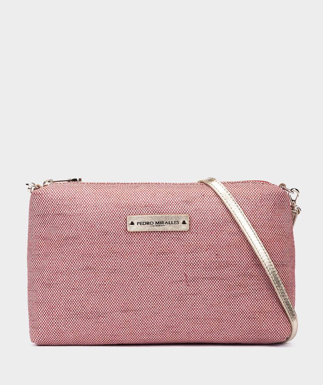 Raffia shoulder bag PEDRO MIRALLES Red