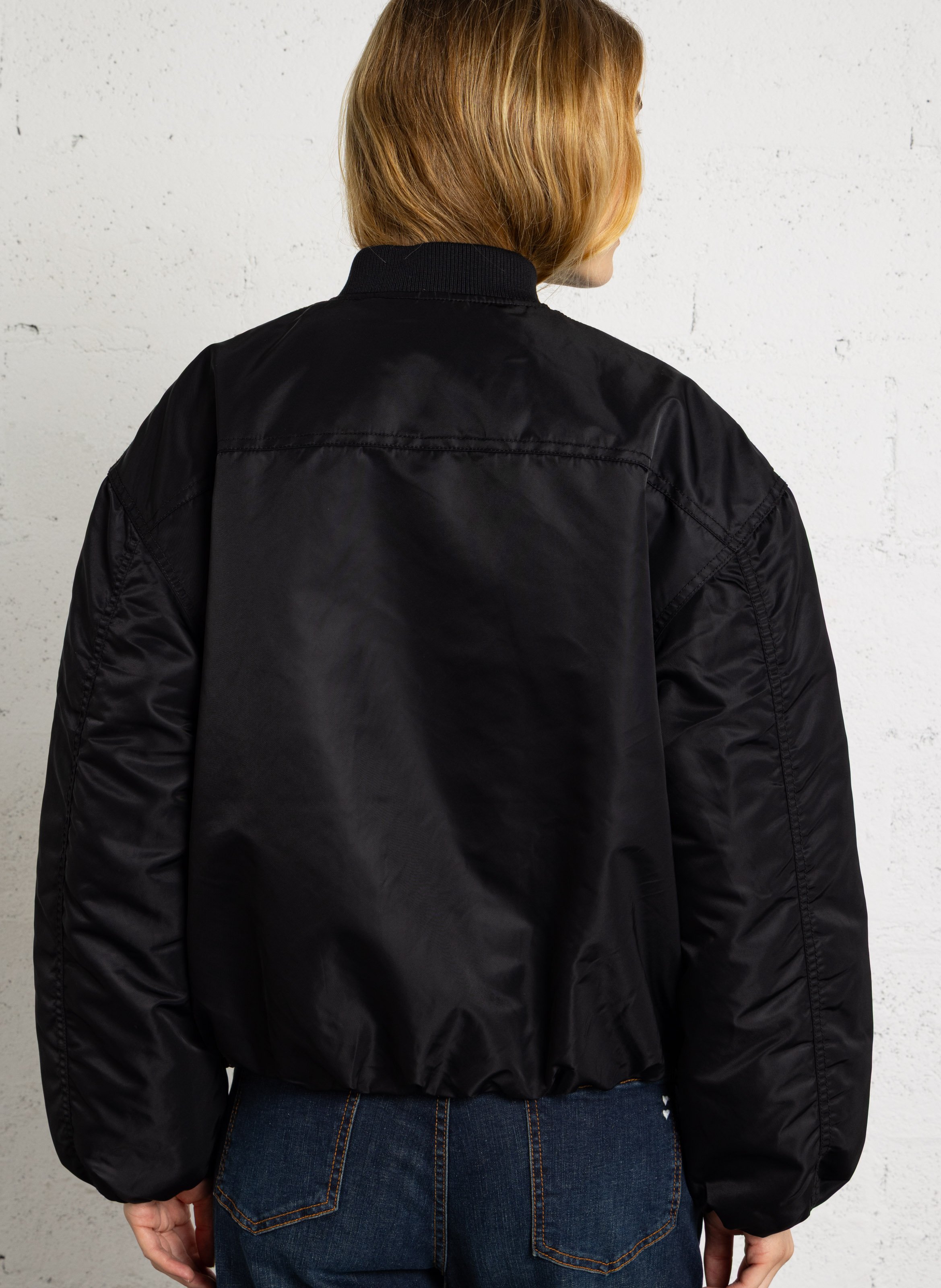 Blouson droit col Teddy SCHOTT Noir