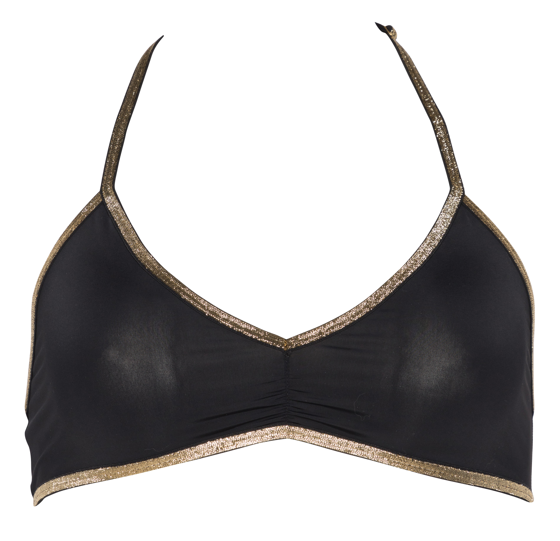 Unwired metallic thread bra LA NOUVELLE Black