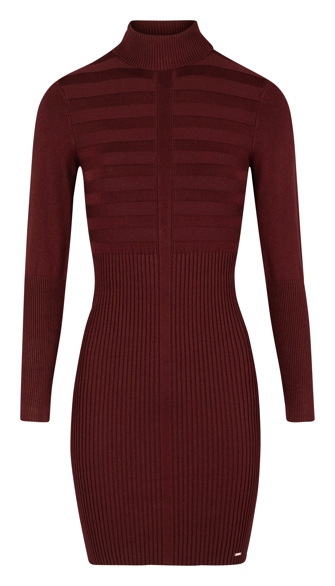 Robe courte ajustée en maille fine MORGAN Violet