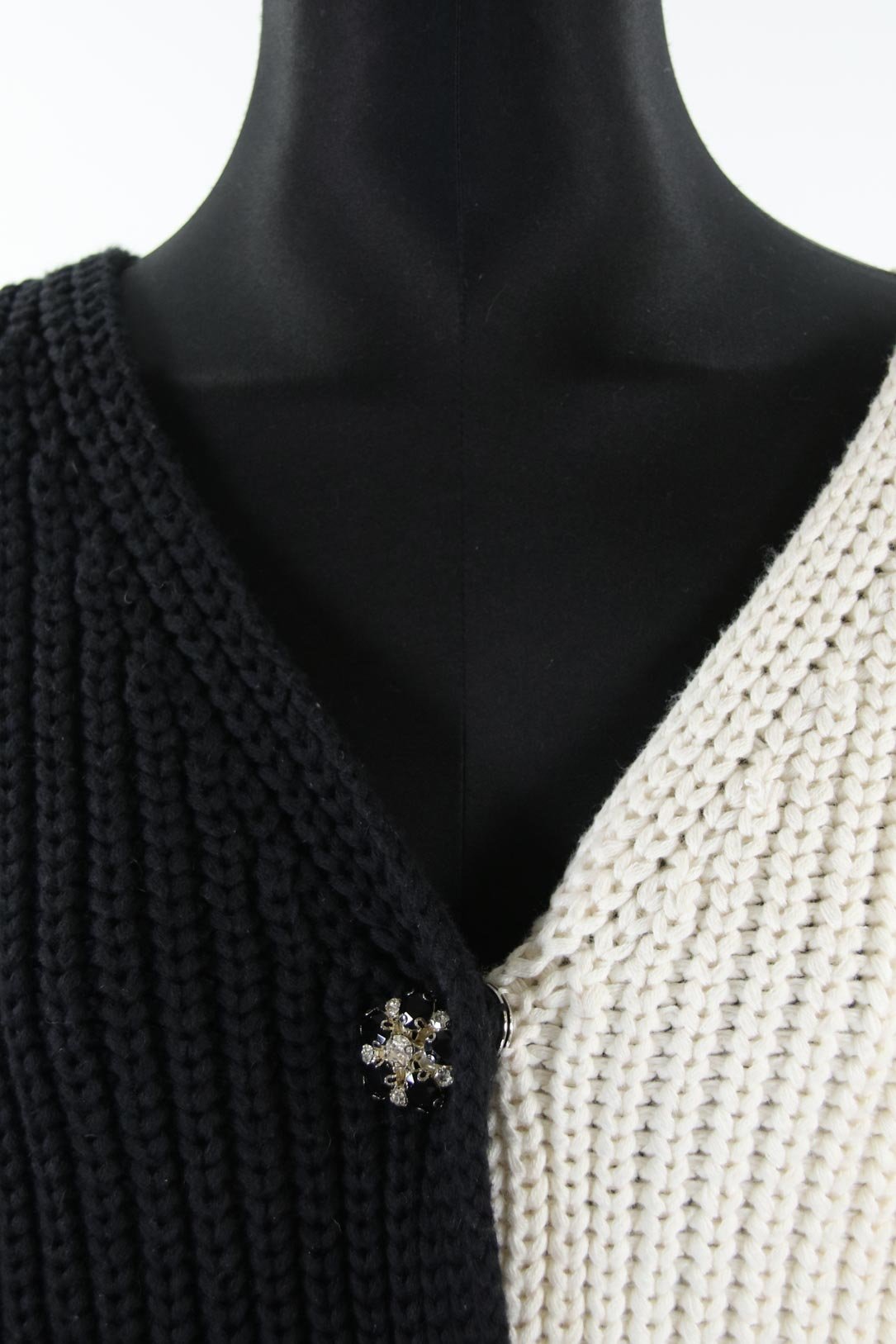 Monochrome cotton jacket SELF PORTRAIT - Seconde Main White