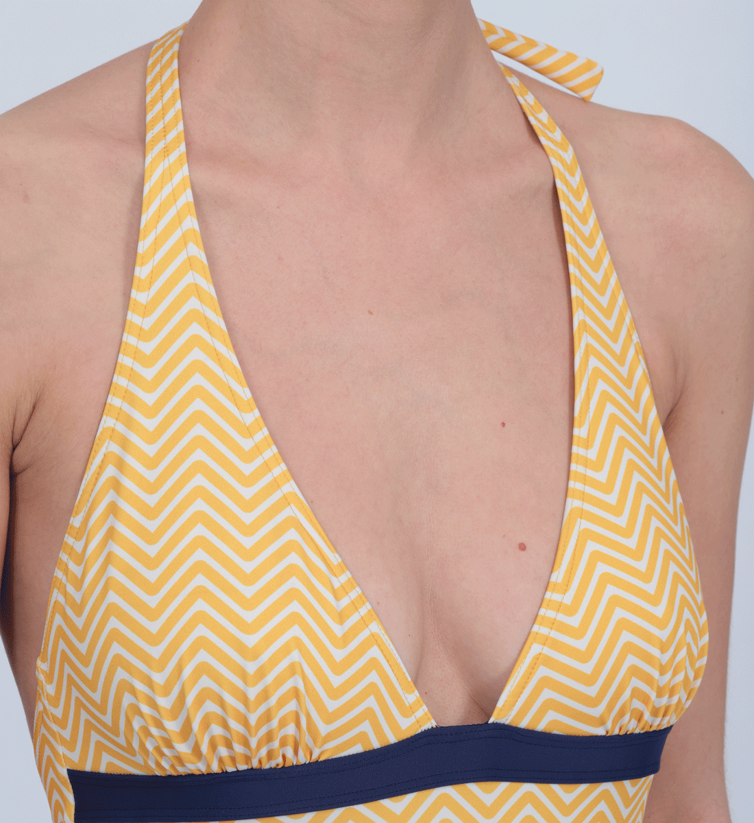 One-piece swimsuit - olympe GILI'S Yellow