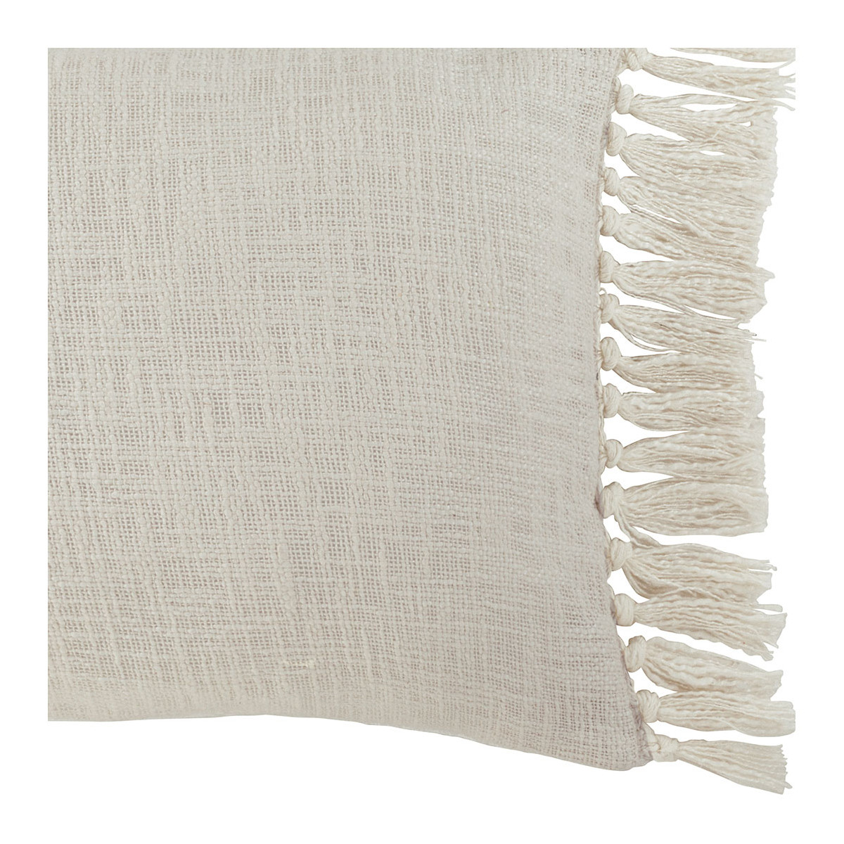 Iridescent velvet cushion cover BLANC D'IVOIRE White