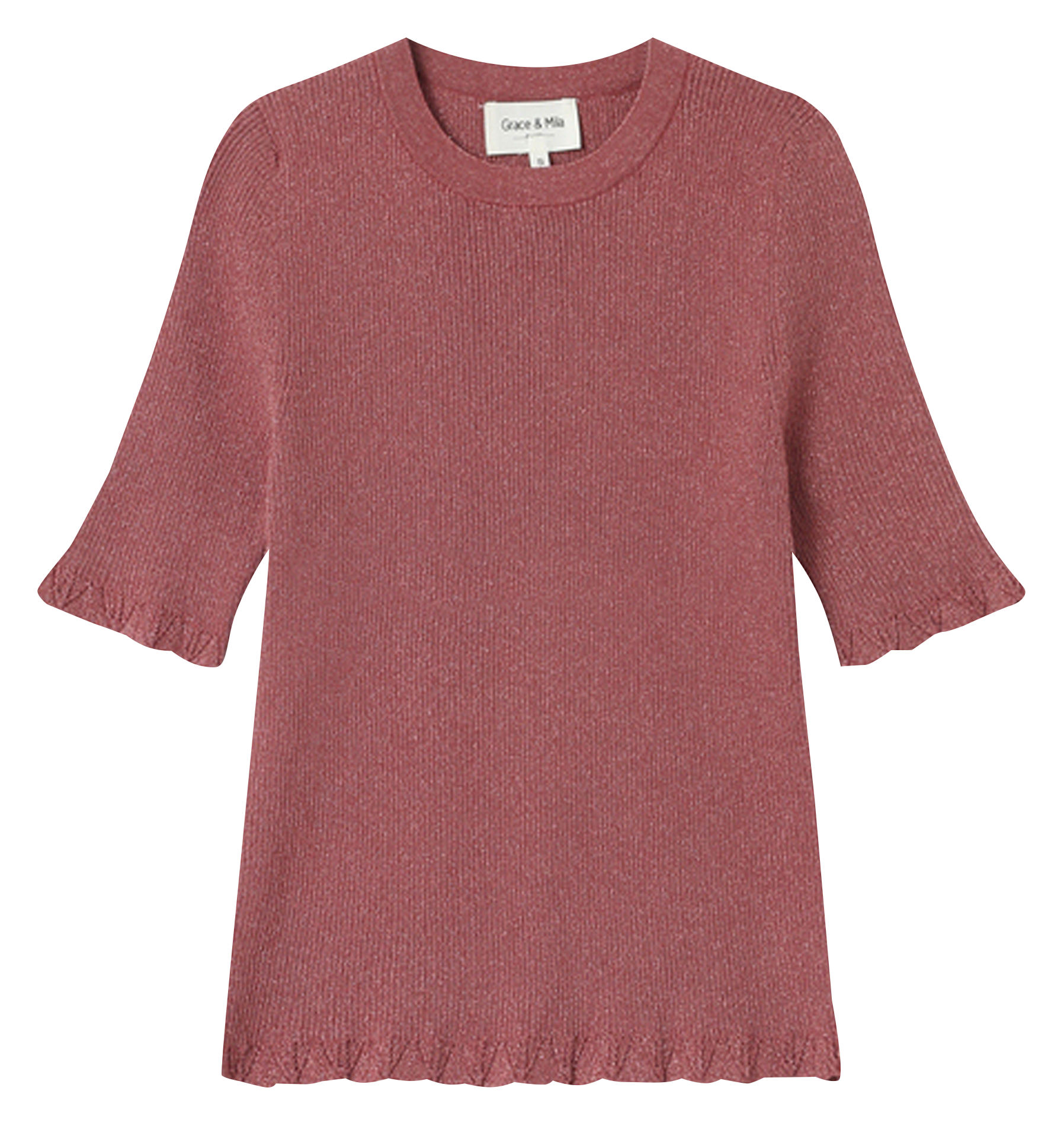 High-neck sweater GRACE ET MILA Brown