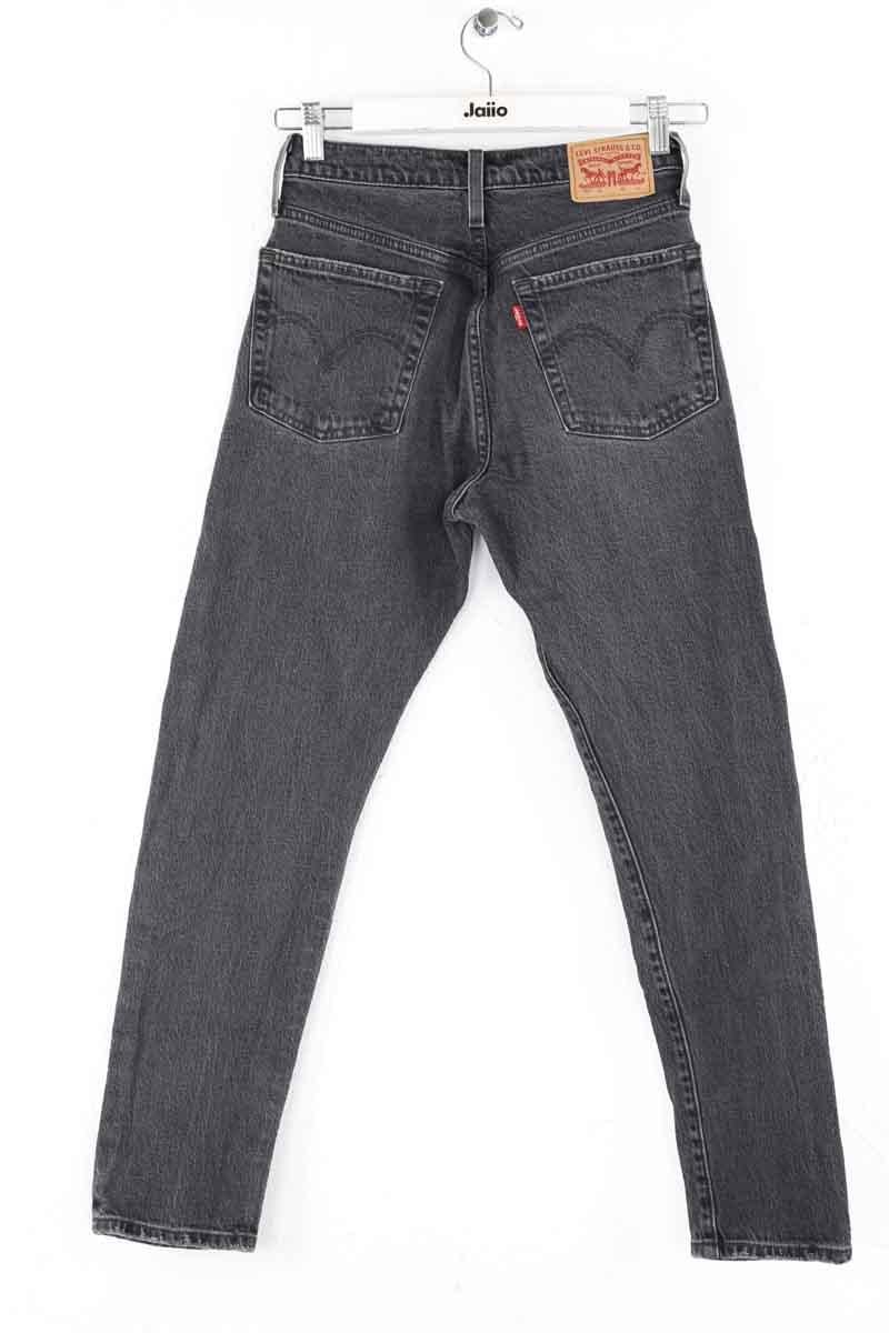 501? straight cotton jeans LEVI'S - Seconde main Grey