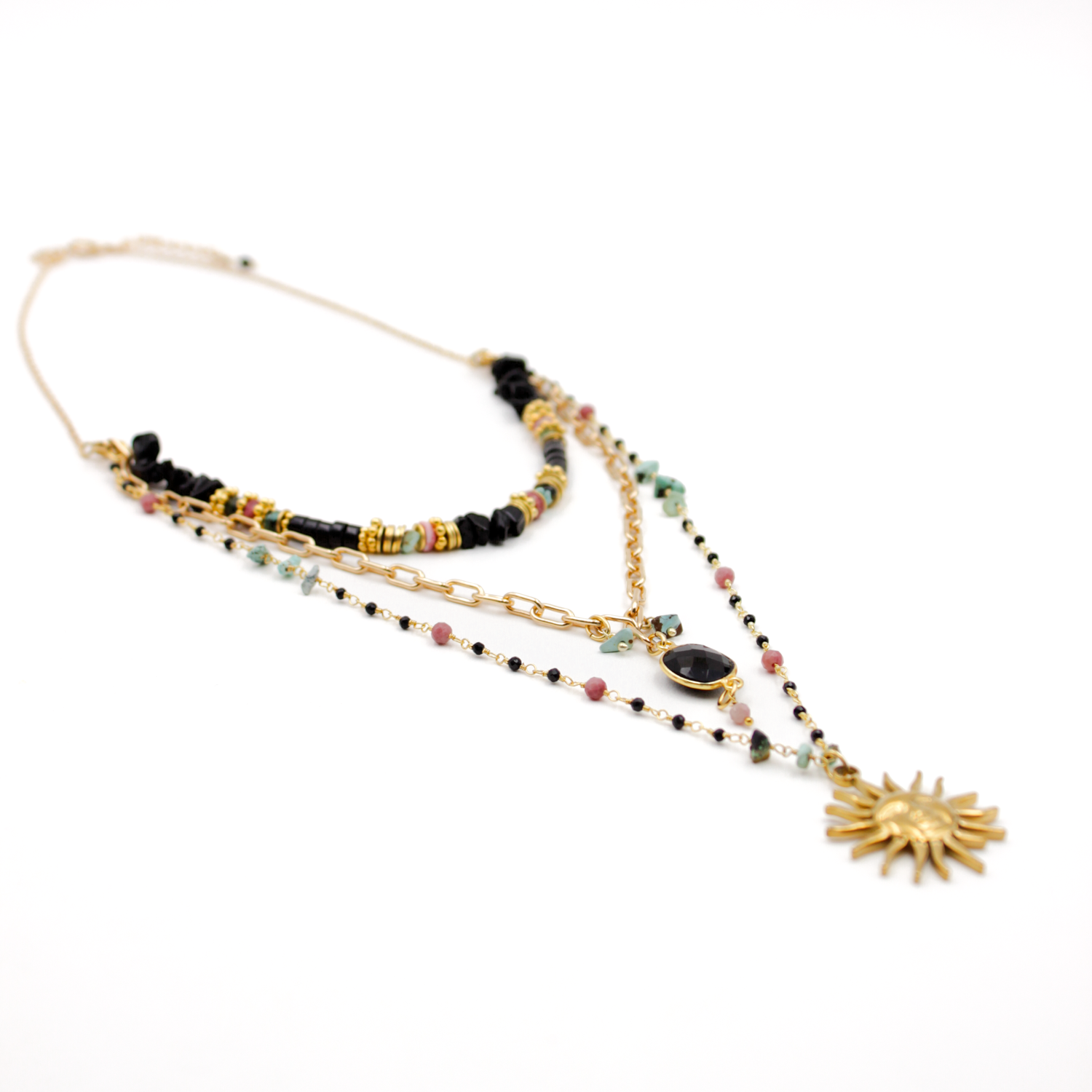 Collier 3 rangs - elsa L'ATELIER DES DAMES Doré