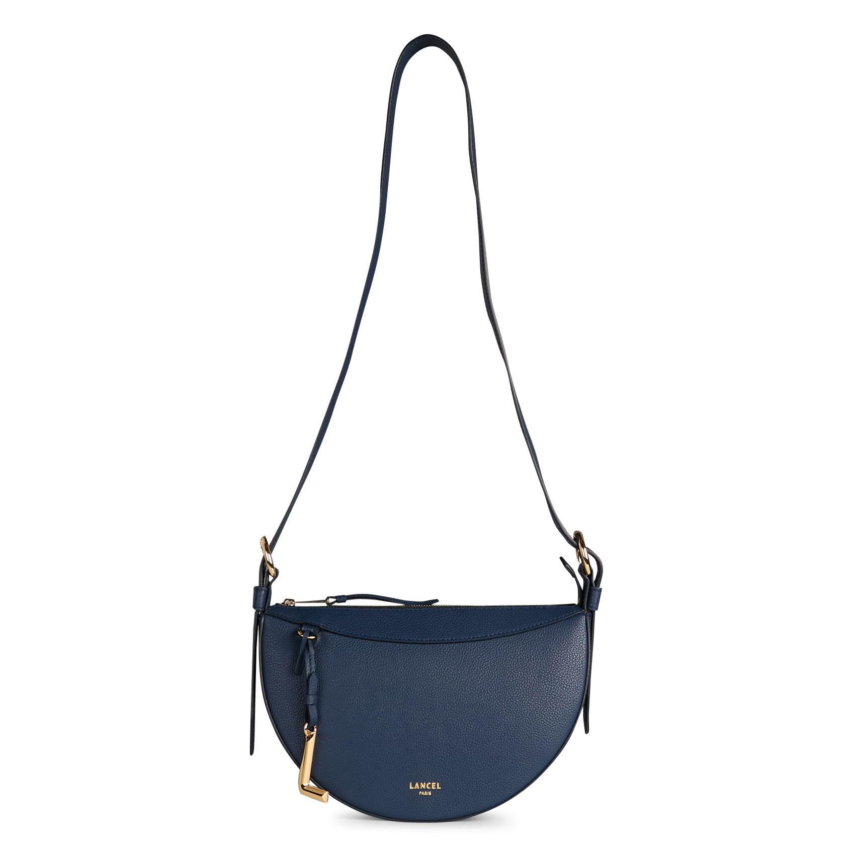 Sac demie lune en cuir  LANCEL