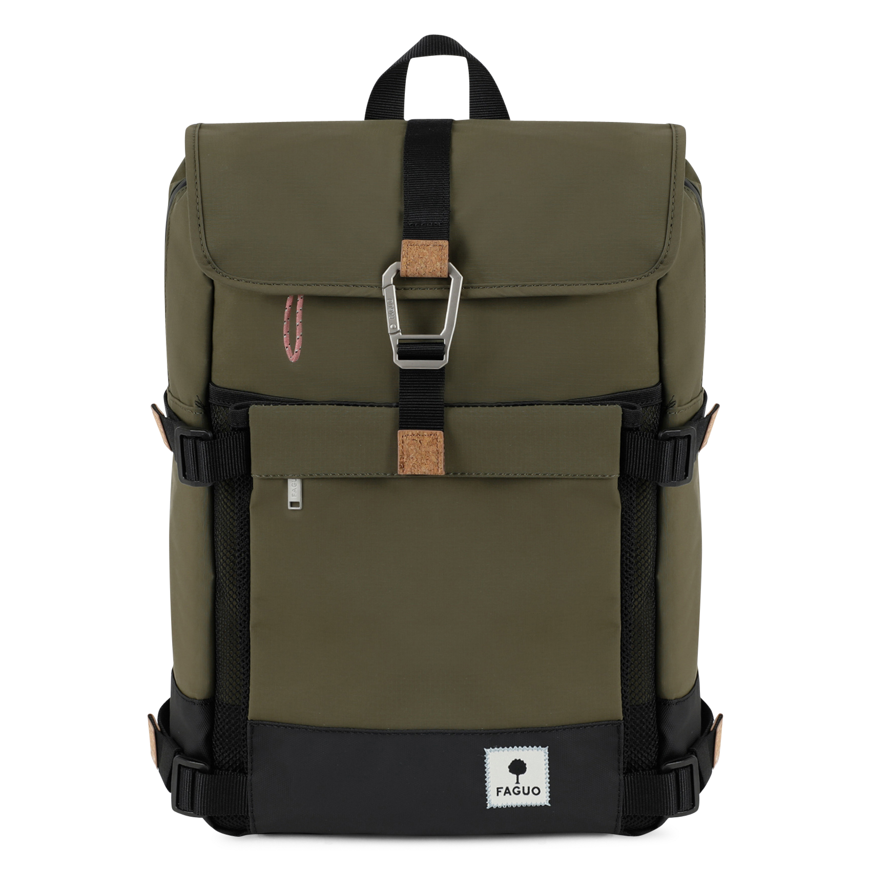 Plain flap backpack FAGUO Blue