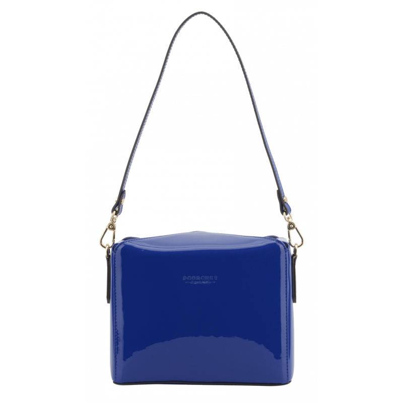 Shoulder bag - synthetic and leather POURCHET Blue