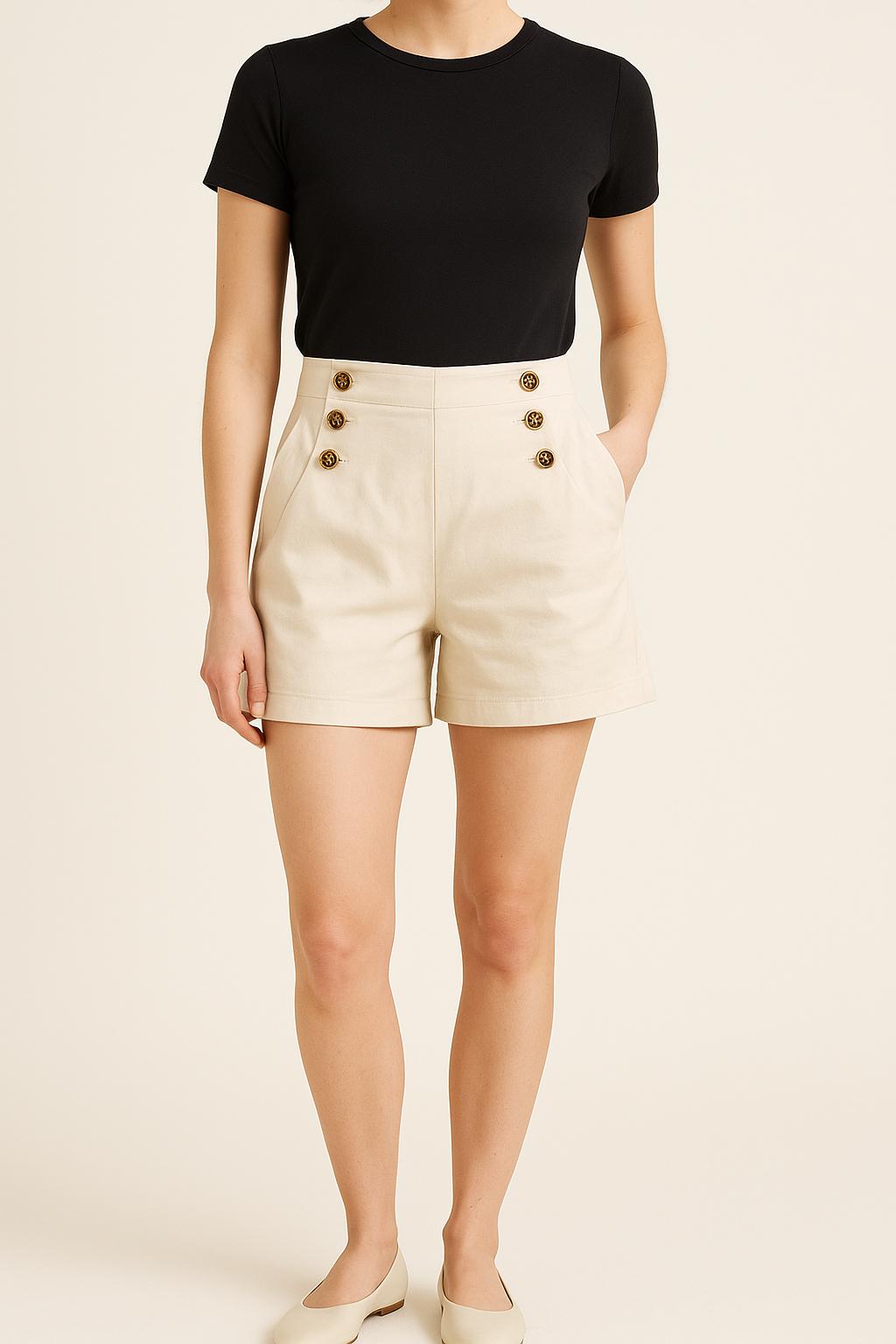 Shorts TARA JARMON - Seconde Main Beige