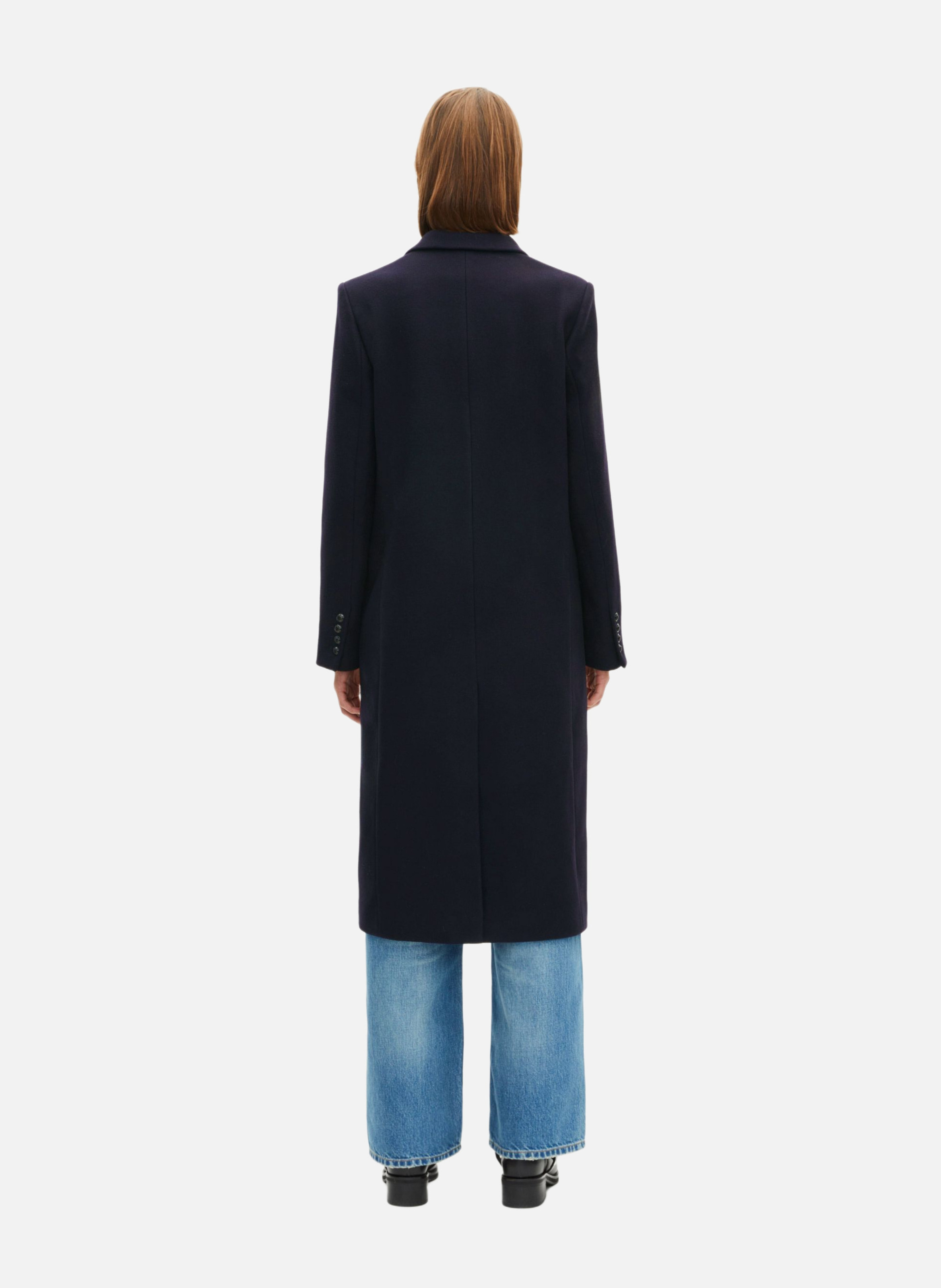 Manteau long croisé THE KOOPLES Bleu