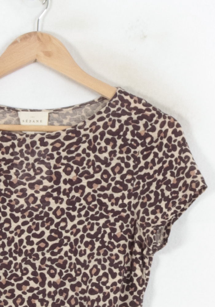 Tommy Badge T-shirt SEZANE - Seconde main Multicolored