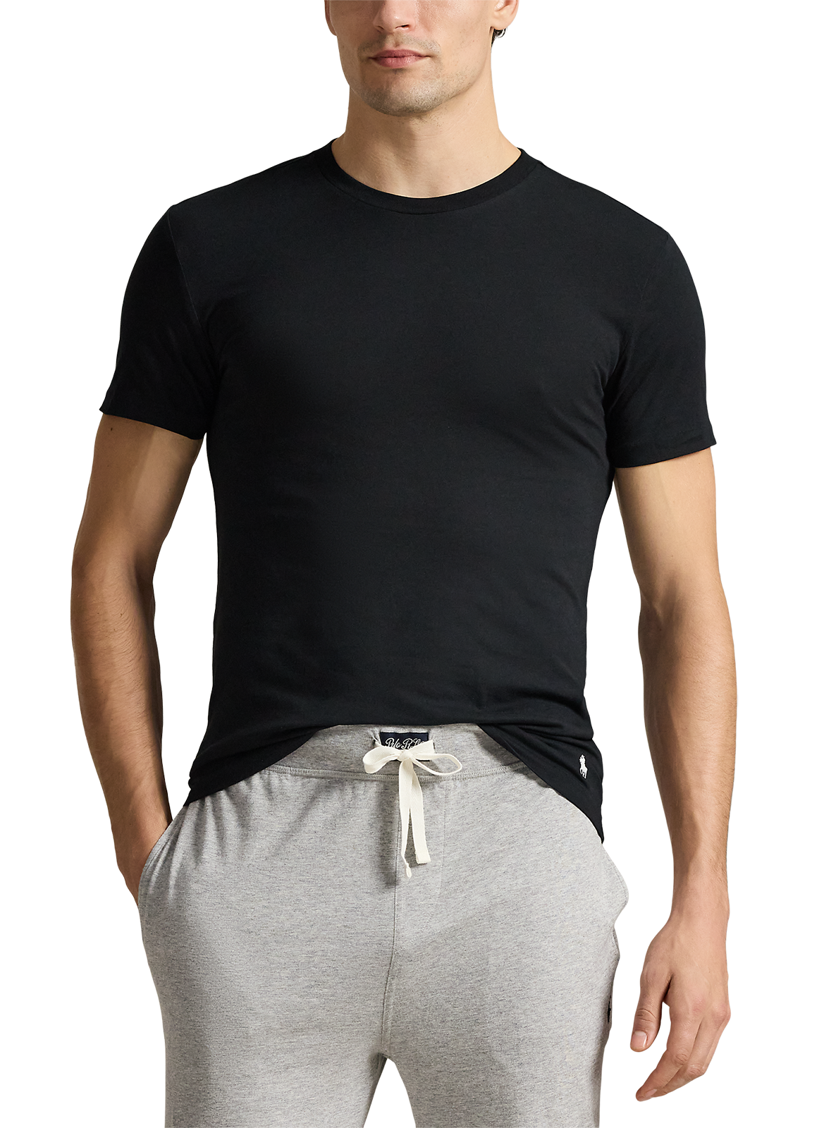 Tee-shirt col rond en coton POLO RALPH LAUREN Multicolore