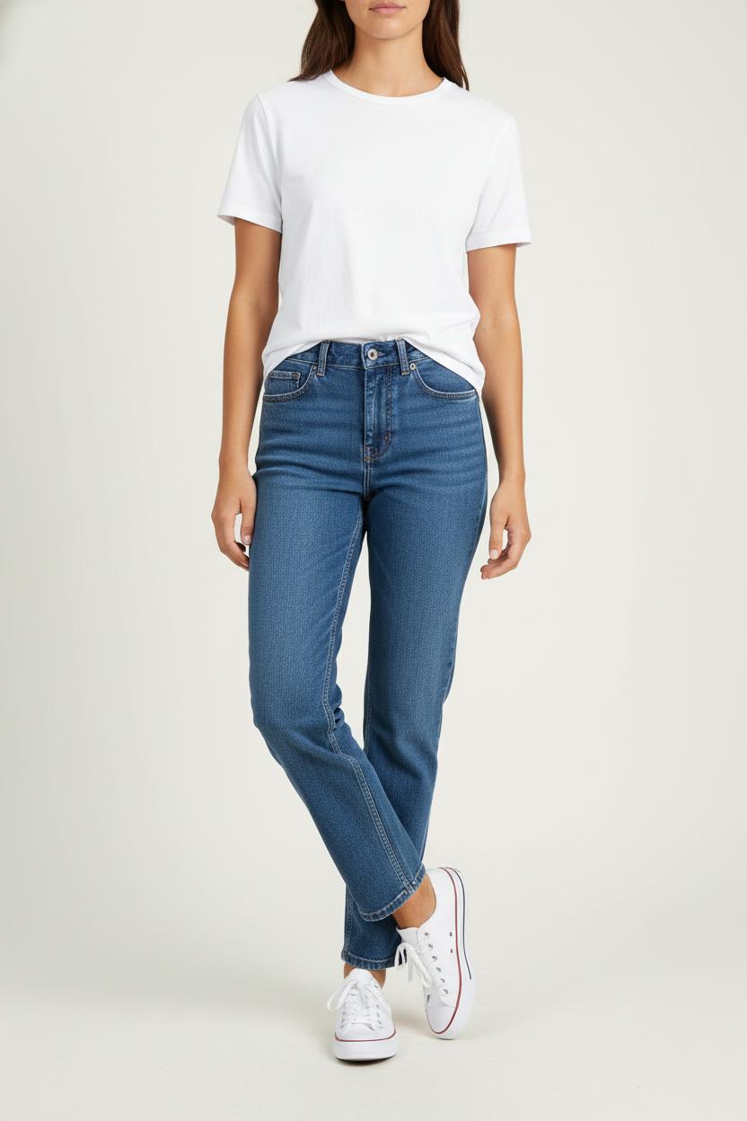 Cropped slim jeans with studs CARHARTT - SECONDE MAIN Blue