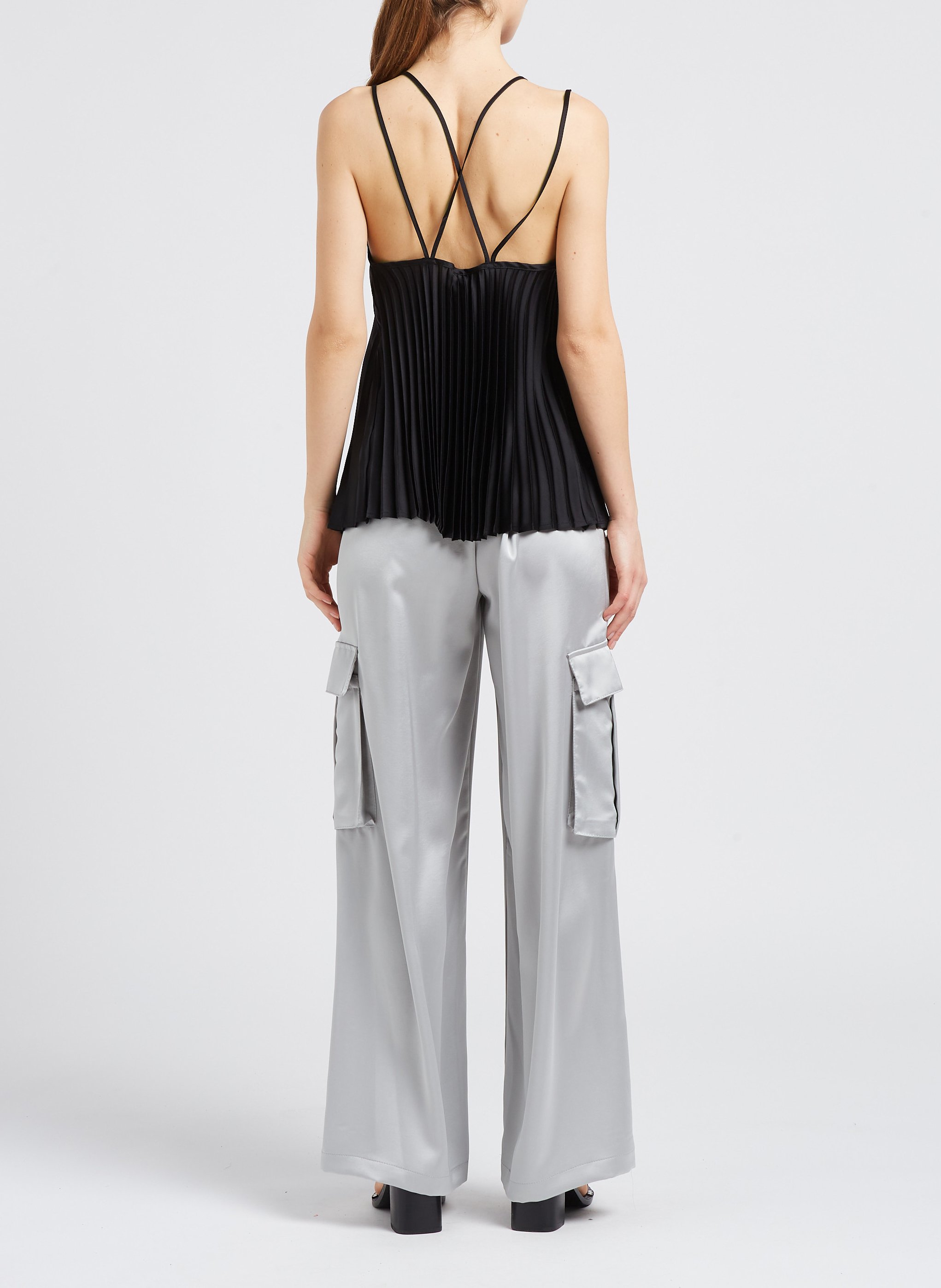 Pantalon cargo ample IMPERIAL Blanc