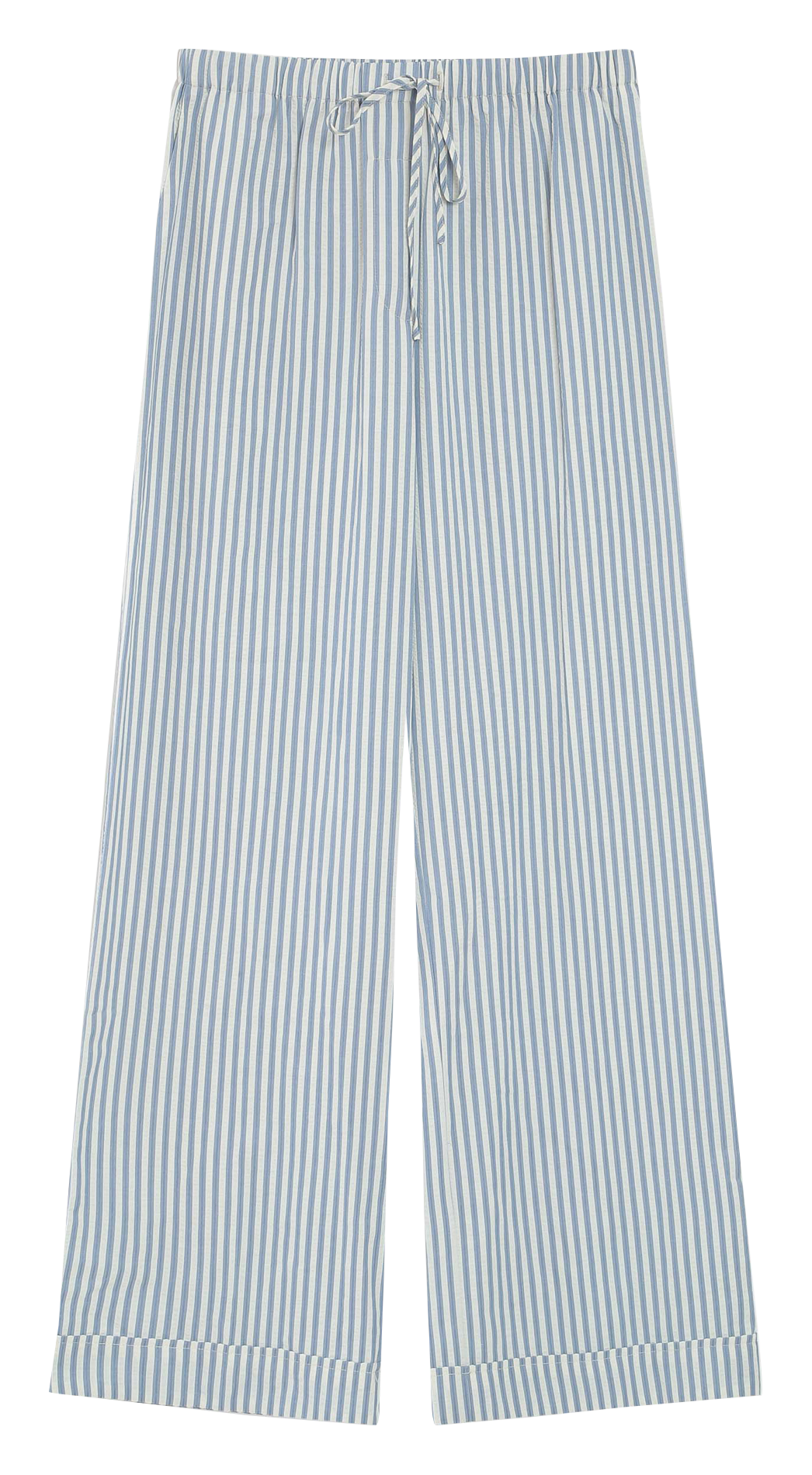 Pantalon large dn coton mélangé GRACE ET MILA Bleu