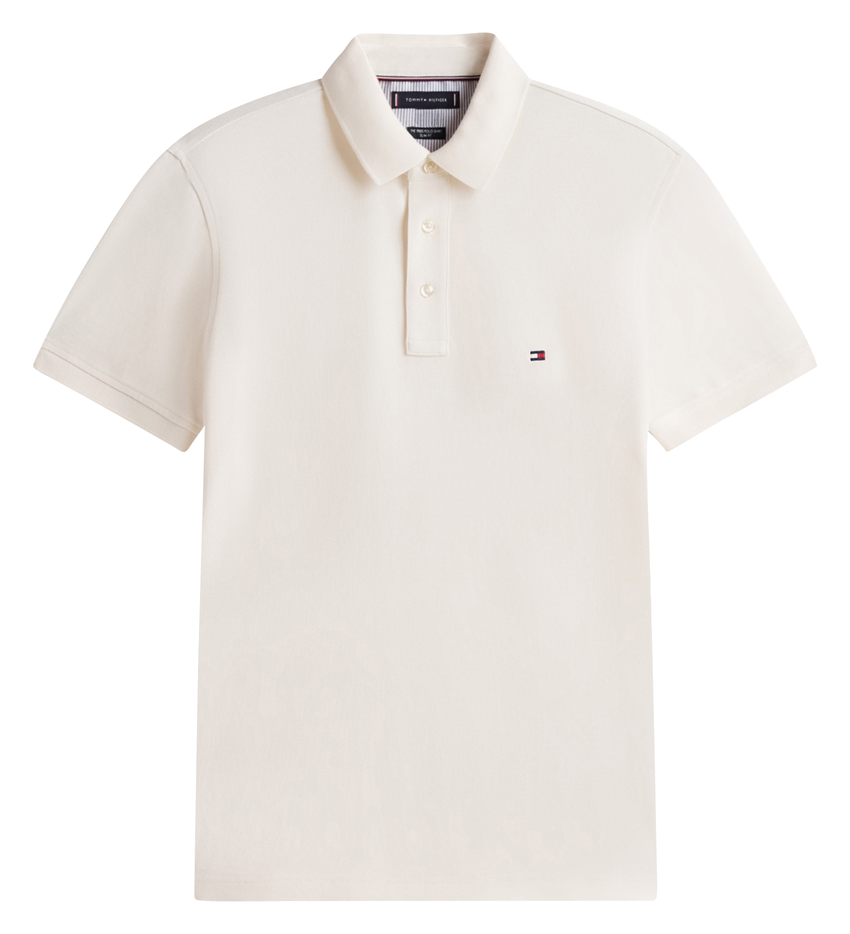 Slim-fit organic cotton polo shirt TOMMY HILFIGER Yellow