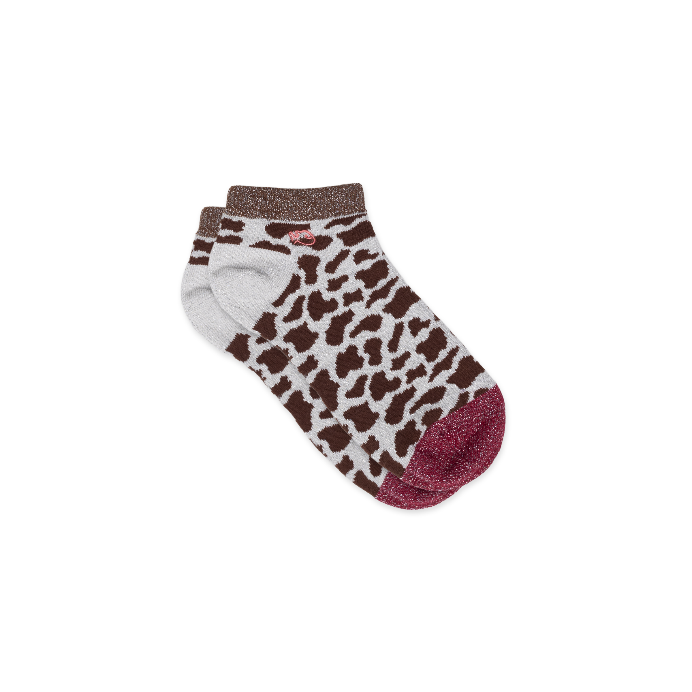 Combed cotton cow ankle socks BILLYBELT