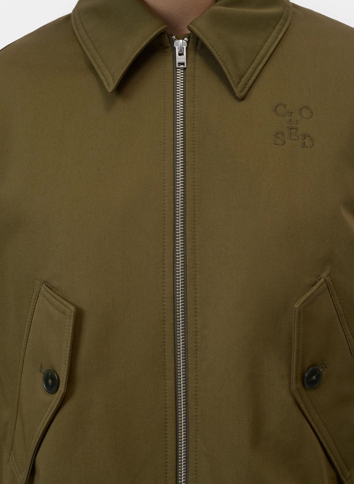 Veste col classique CLOSED Vert