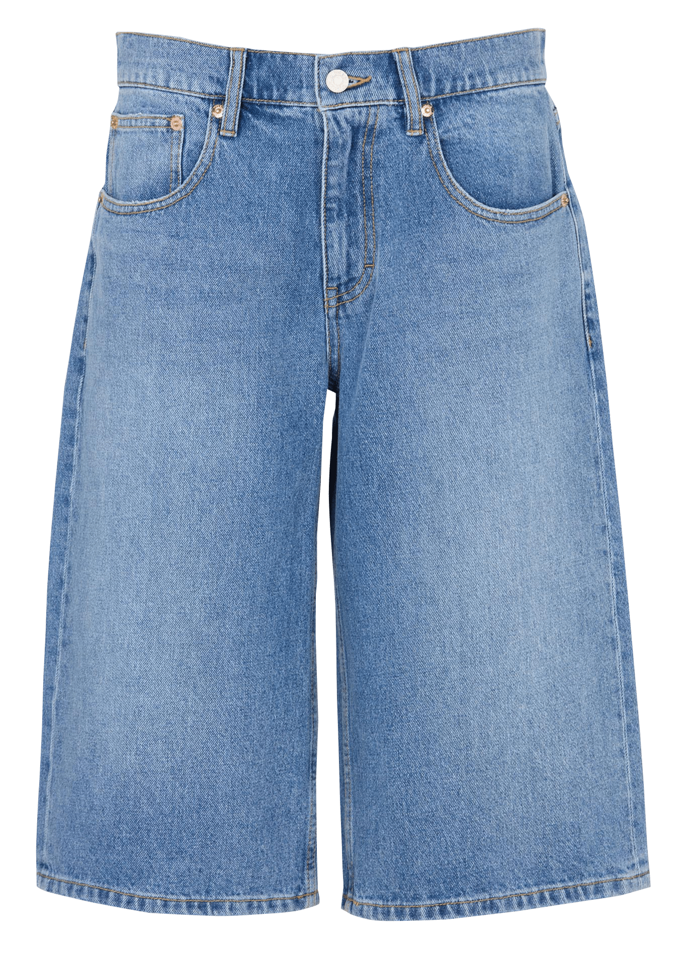 Bermuda van katoen LAB DIP Blauw