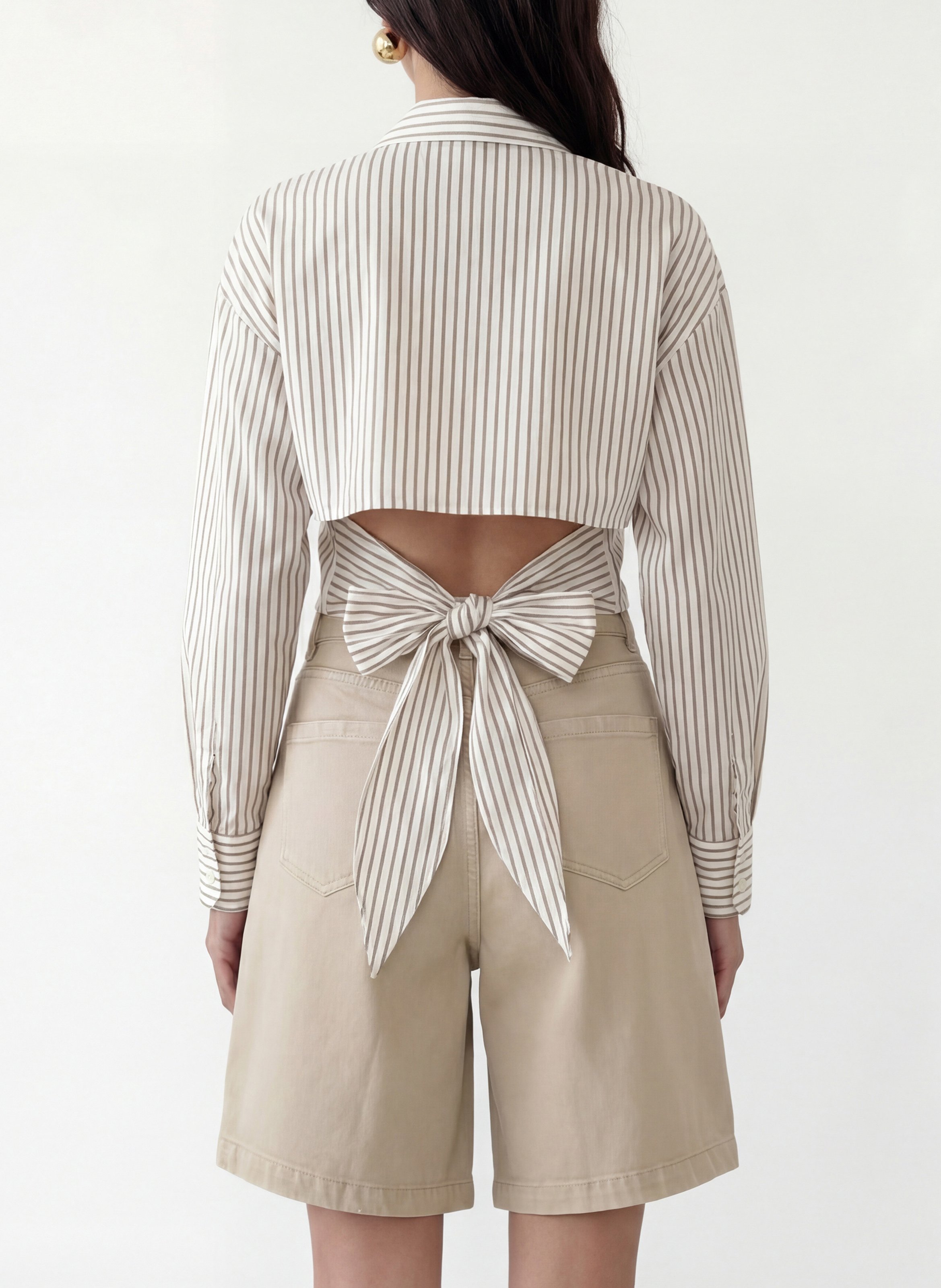 Baumwoll-Bluse KOOKAI Beige