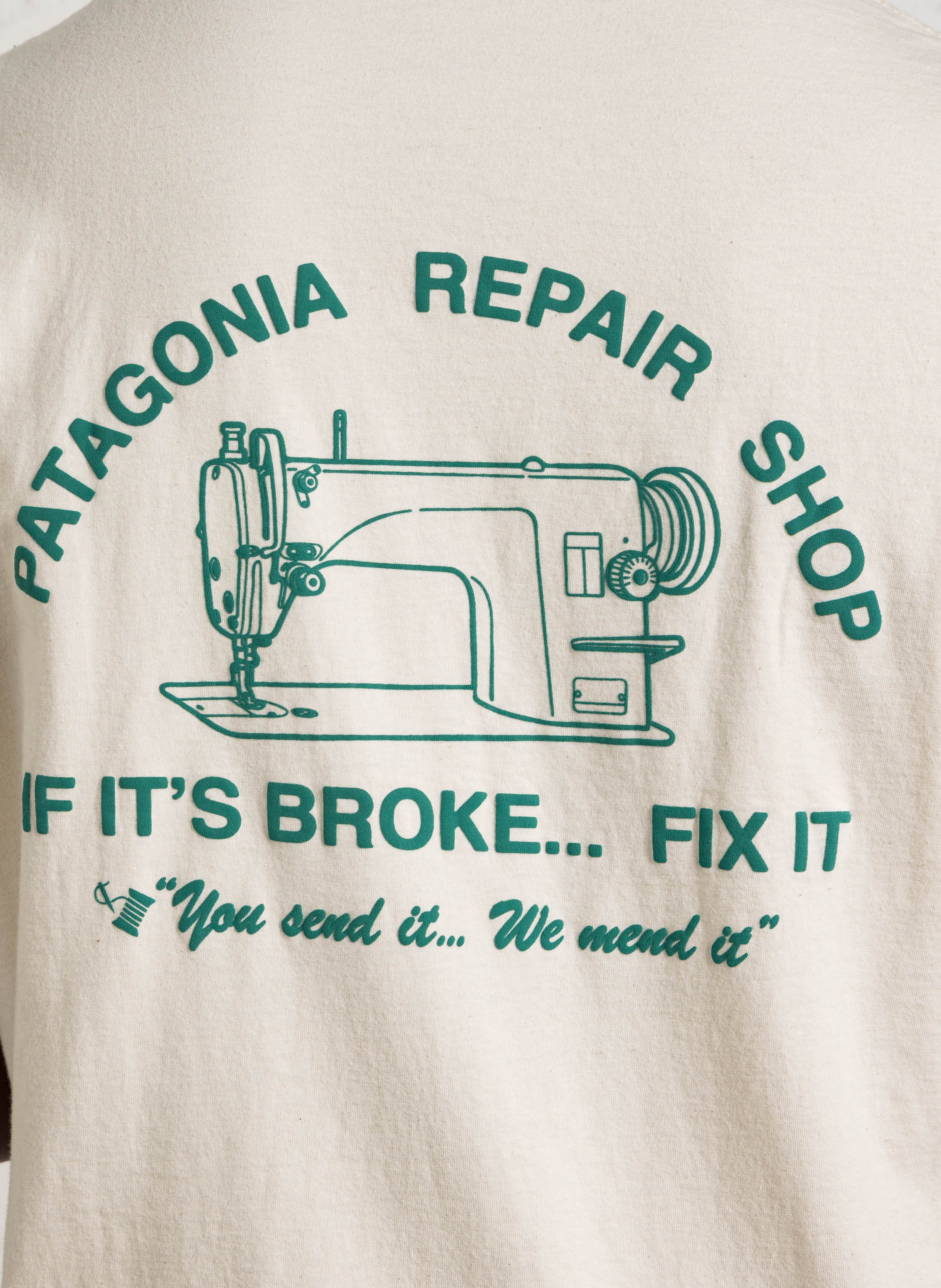 Rundhals-T-Shirt aus Bio-Baumwolle PATAGONIA Beige