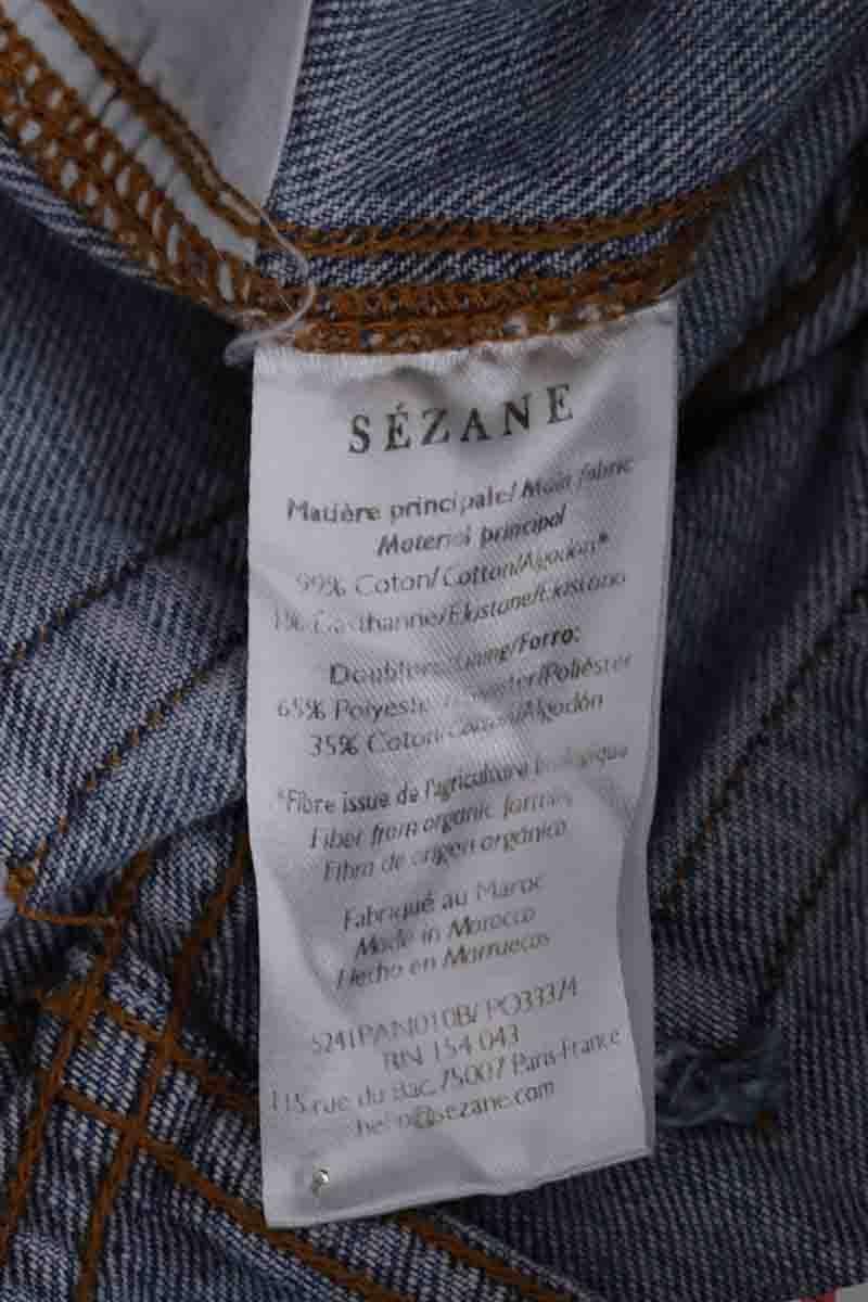 Boyfriend jeans SEZANE - Seconde main Blue