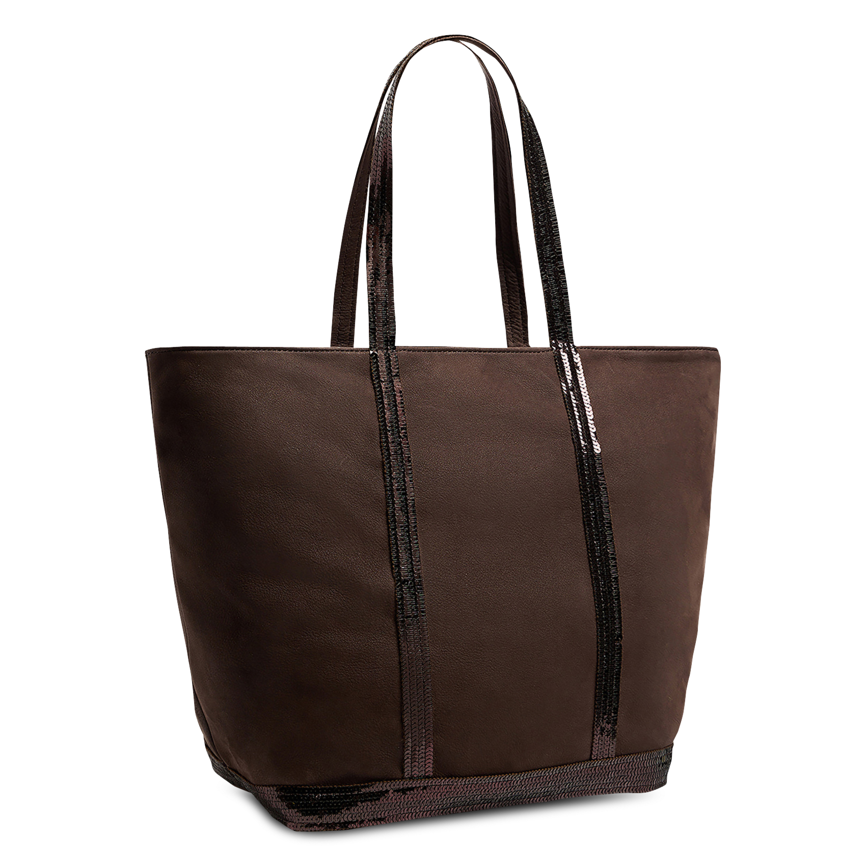 Cabas en cuir VANESSA BRUNO Marron
