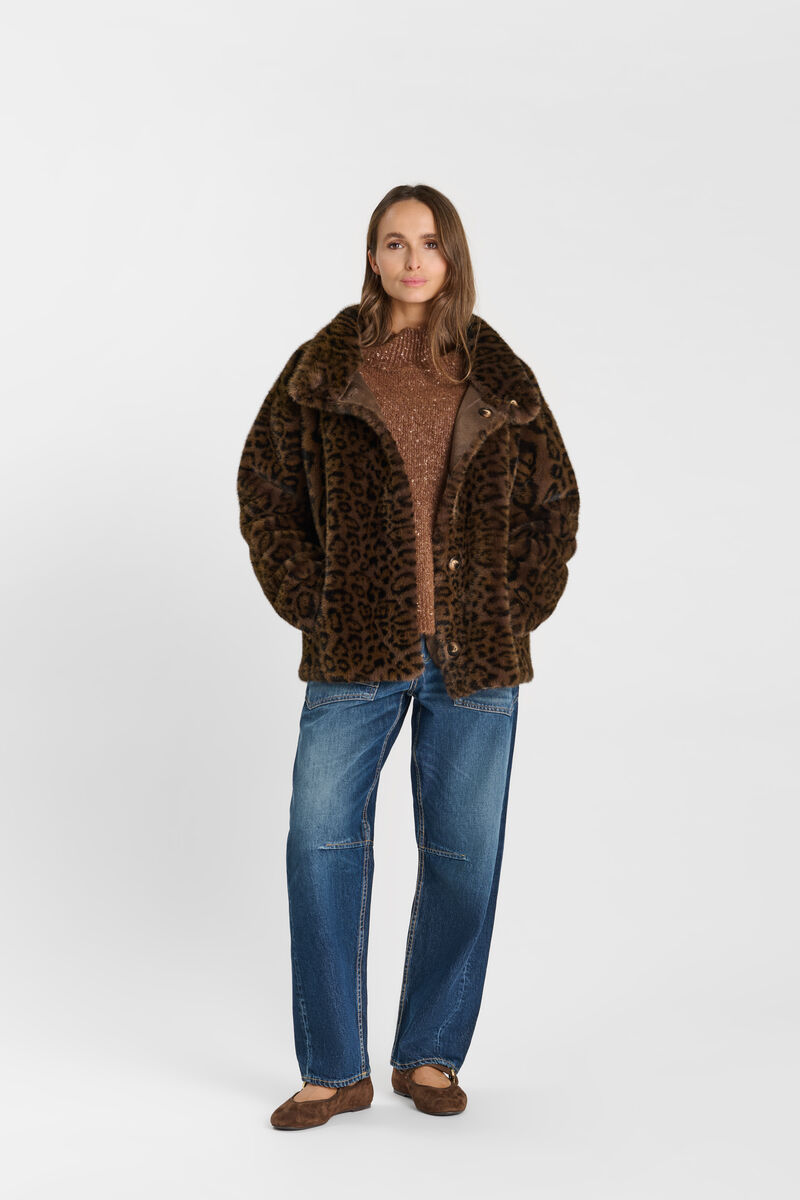 Manel jacket LE TEMPS DES CERISES Brown