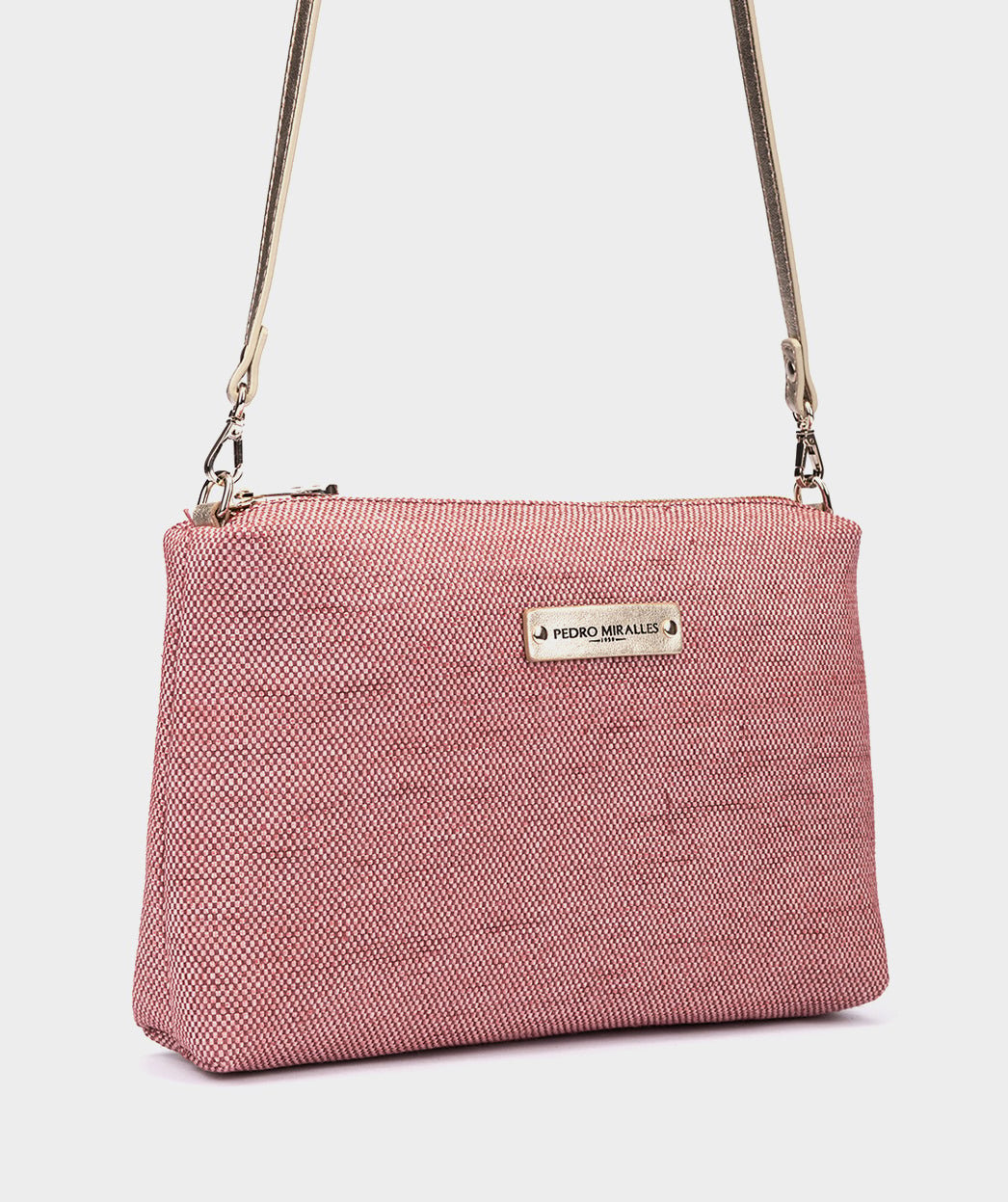Raffia shoulder bag PEDRO MIRALLES Red