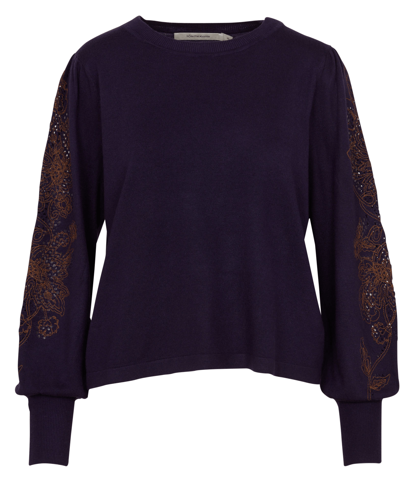 Pull col rond  LA FEE MARABOUTEE Multicolore