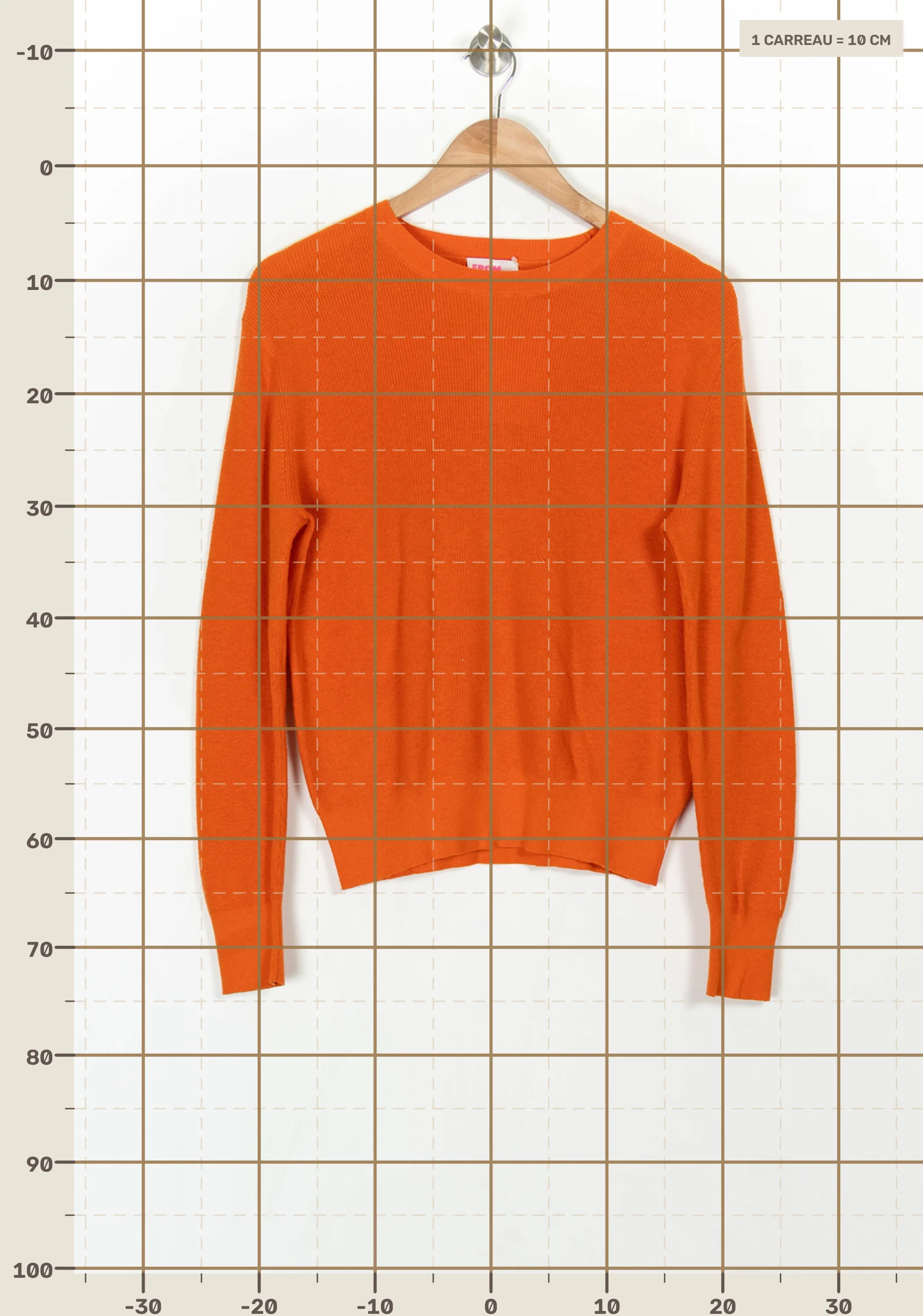 Knitwear FROM FUTURE - Seconde Main Orange