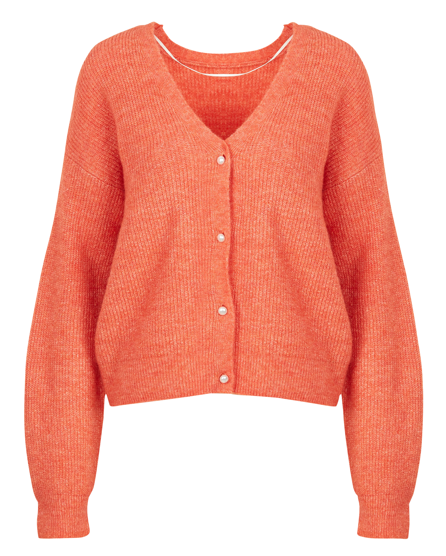 Mixed-Knit v-Neck cardigan Tigerlily Vila - Women | Place