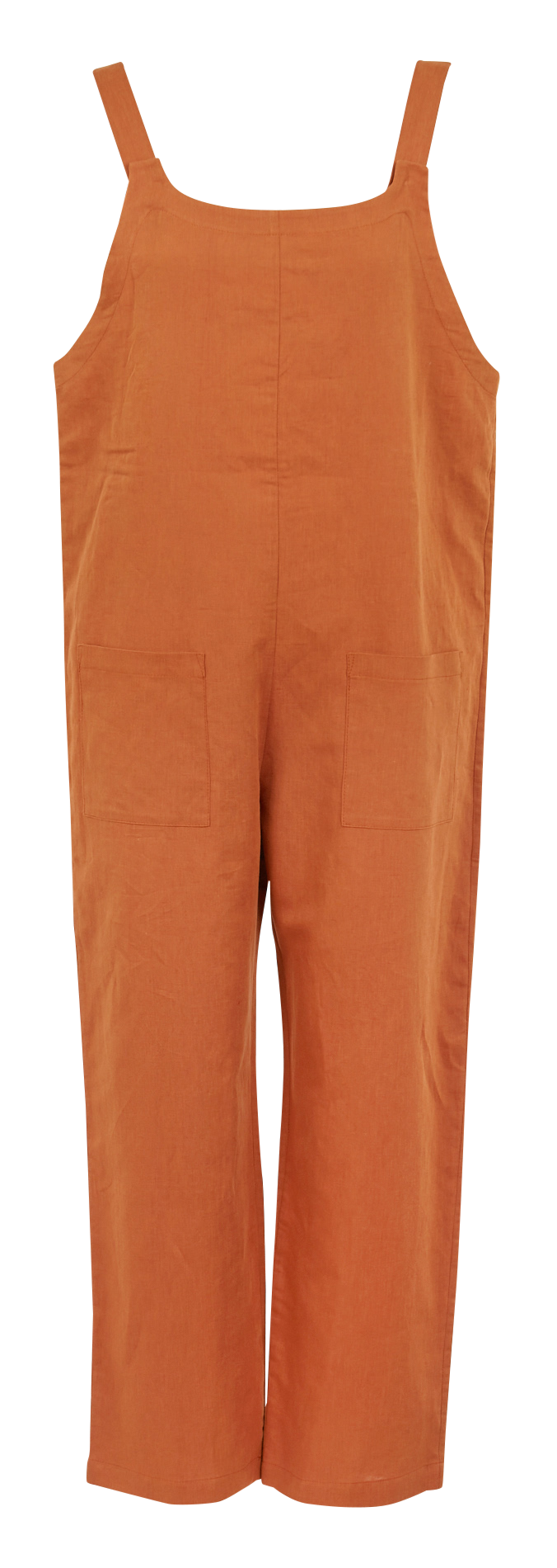 Combinaison de grossesse en lin mélangé NAISSANCE PUBLIQUE Marron