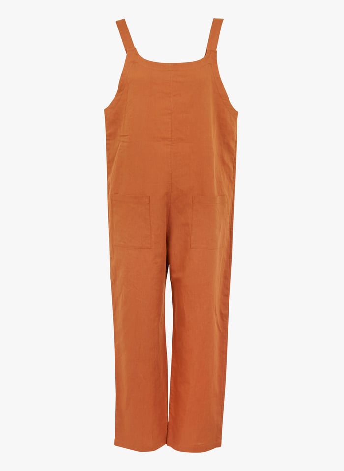 Maternity top linen jumpsuit