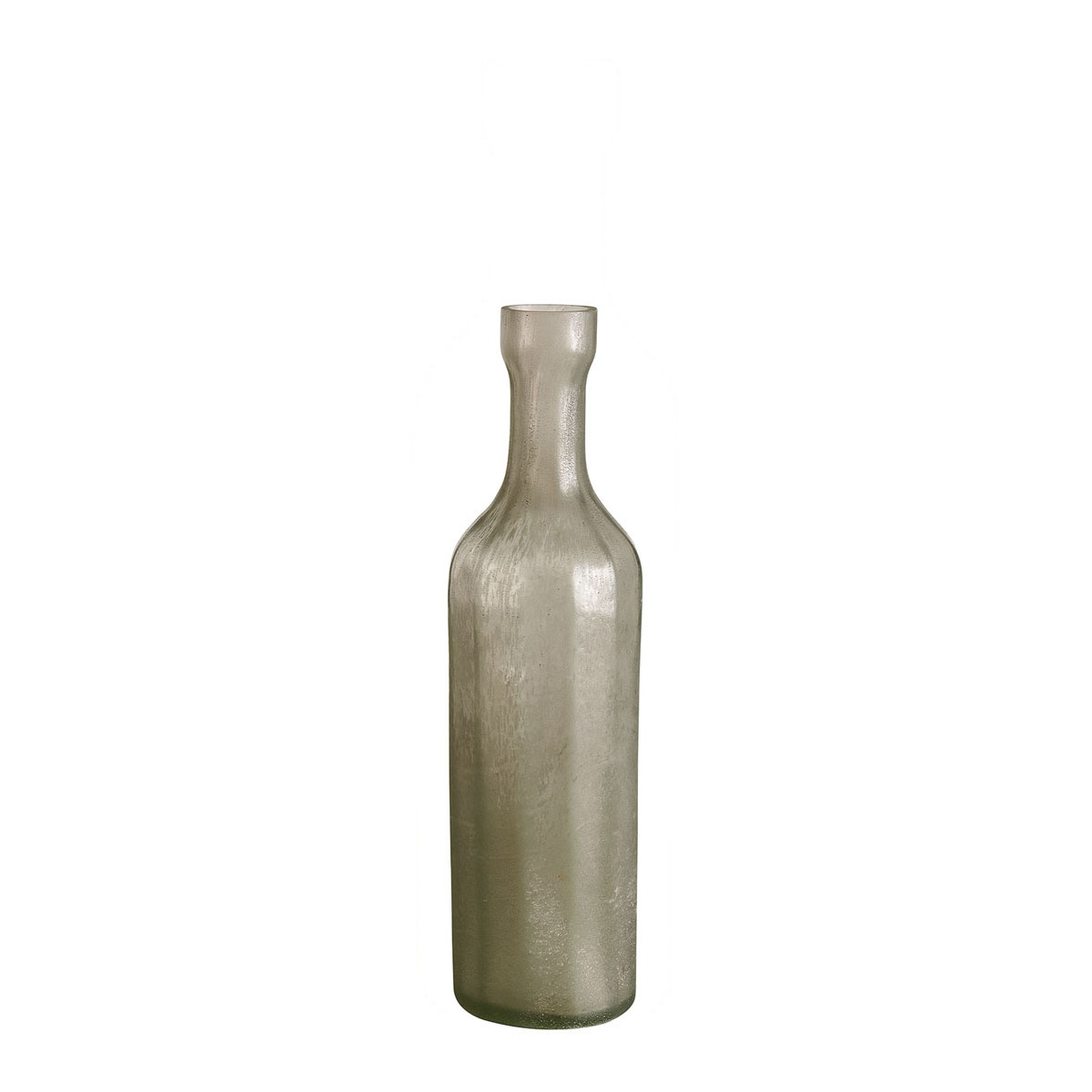 Frosted glass vase BLANC D'IVOIRE Grey