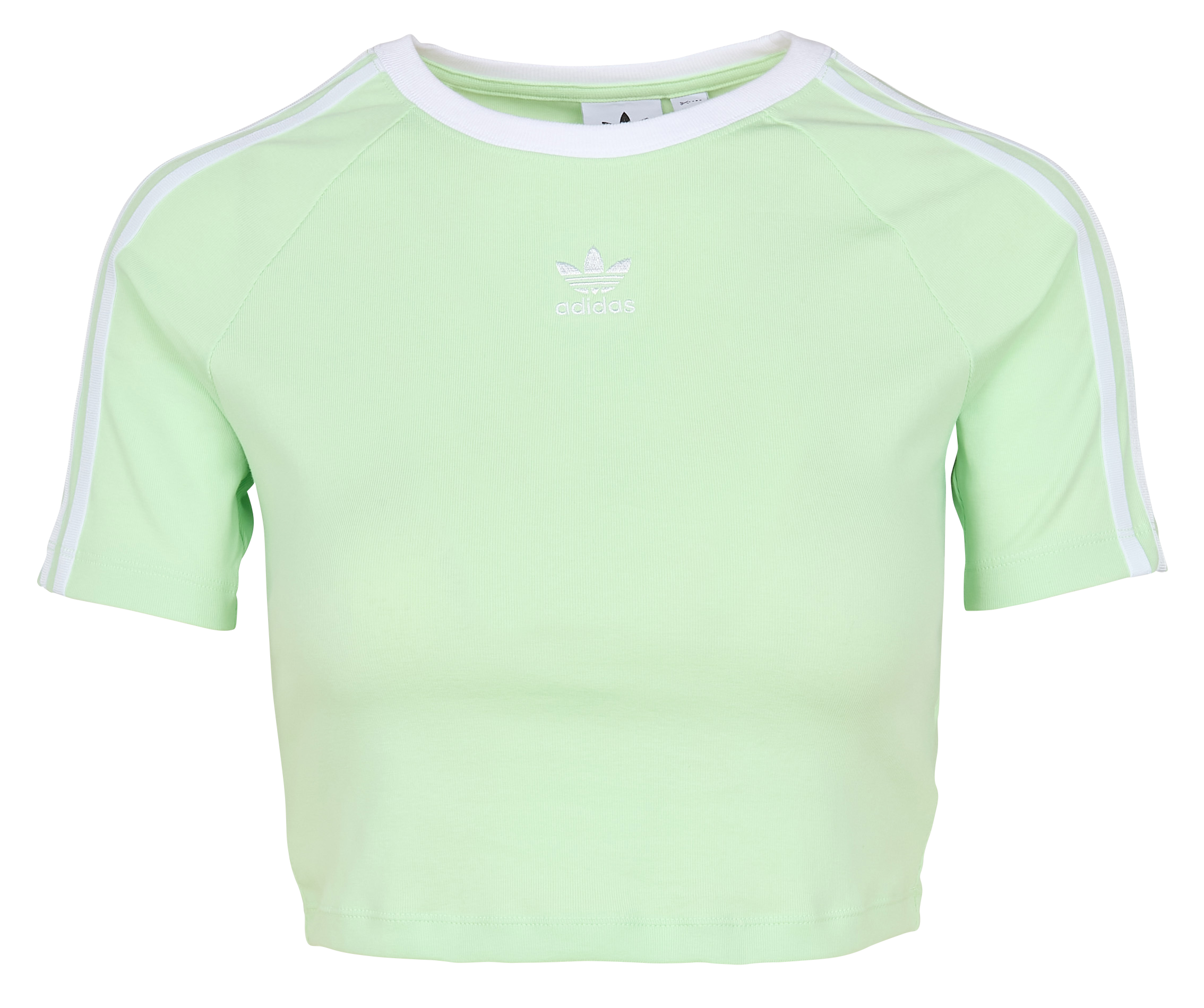 Tee-shirt col rond en coton mélangé ADIDAS Vert