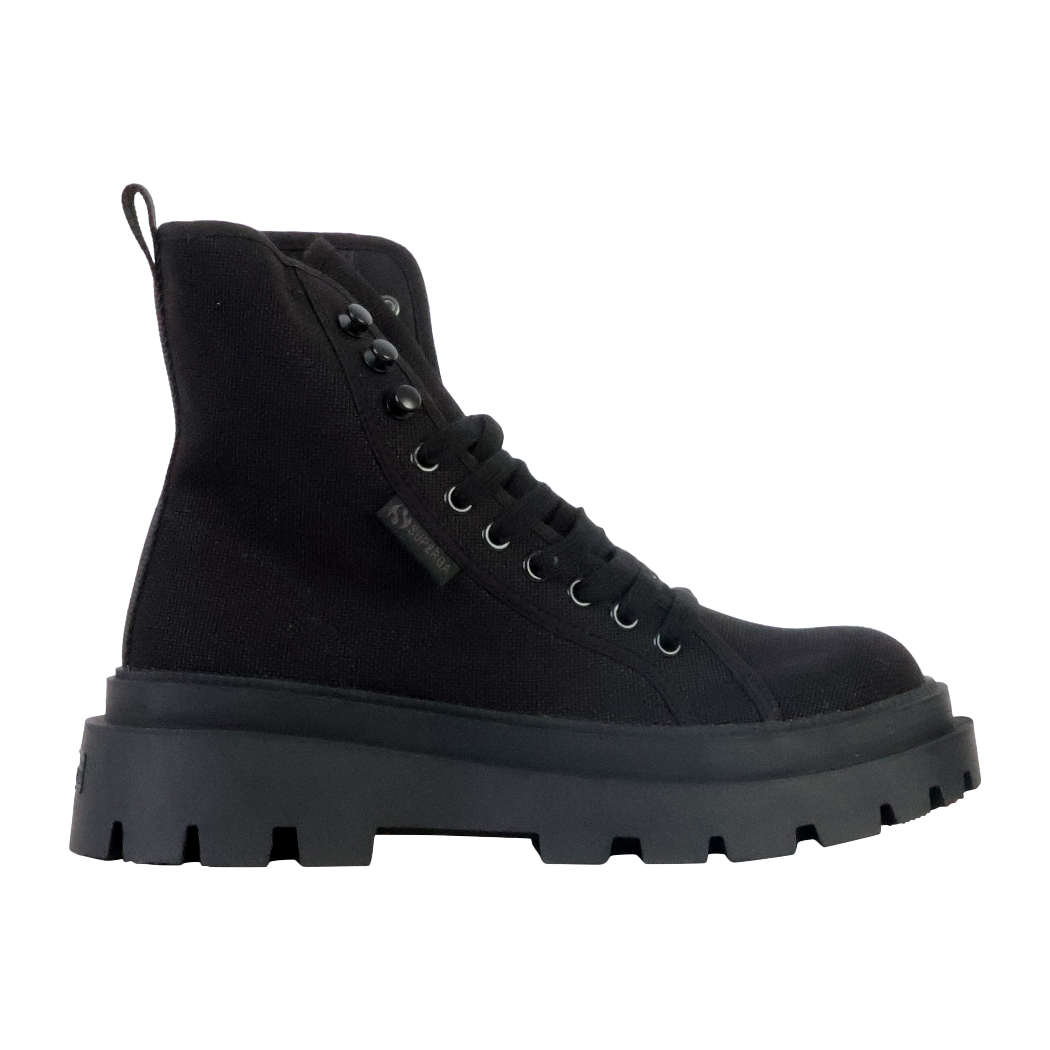 Superga Alpina Apex High Lace-Up Bootie SUPERGA Black