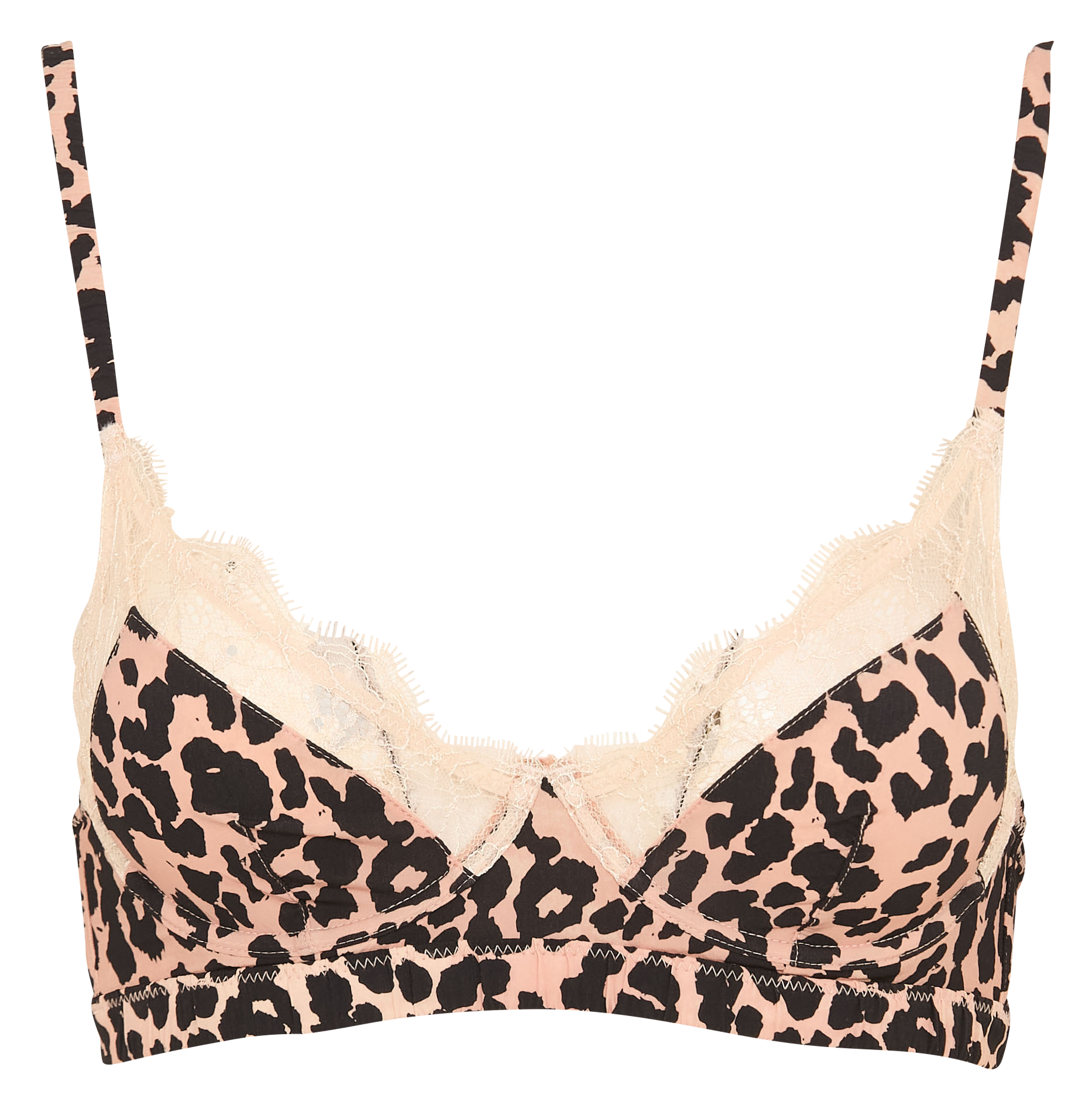 Soutien gorge imprimé  LOVE STORIES Beige