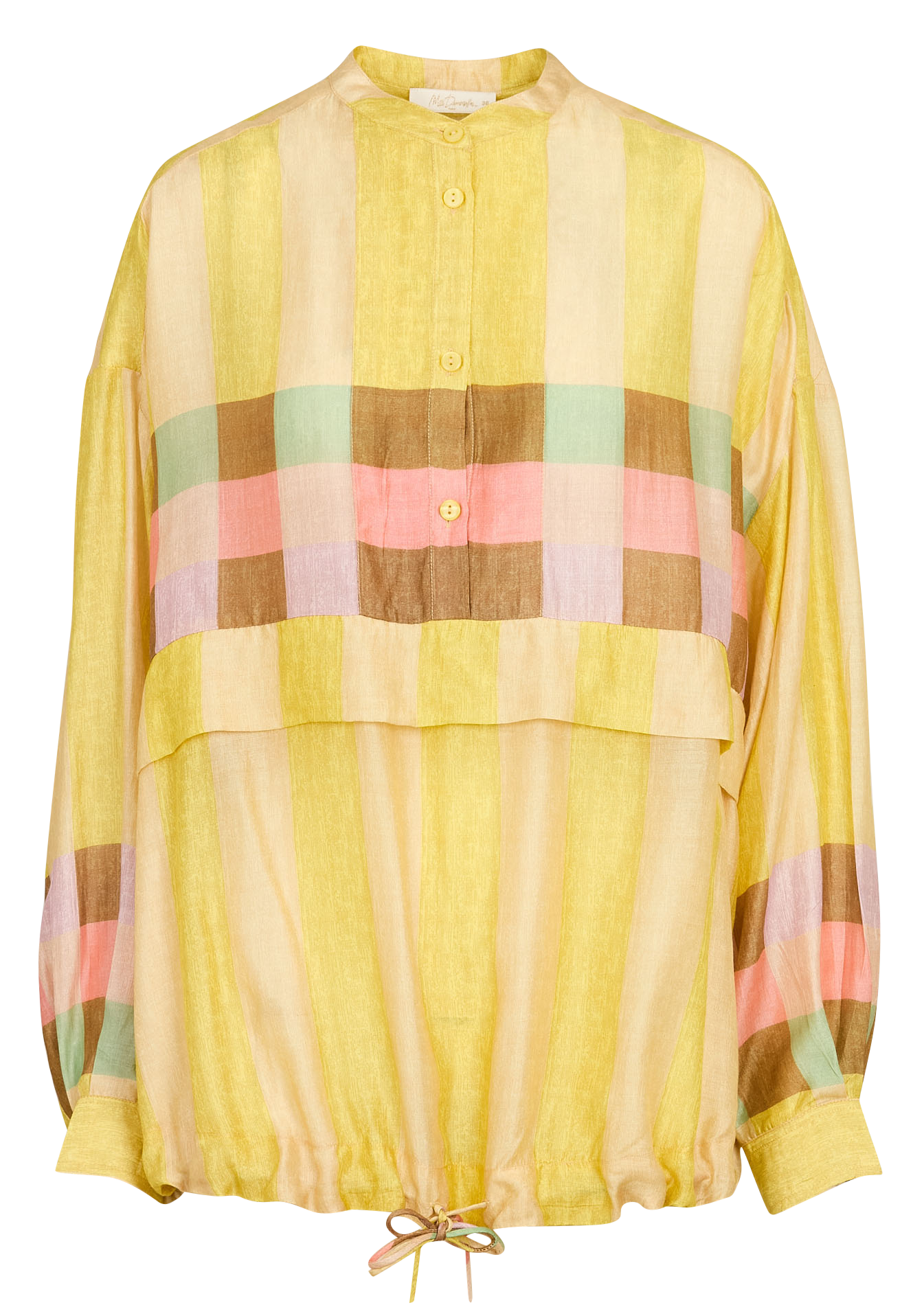 Printed shirt with Mandarin collar MES DEMOISELLES Multicolored