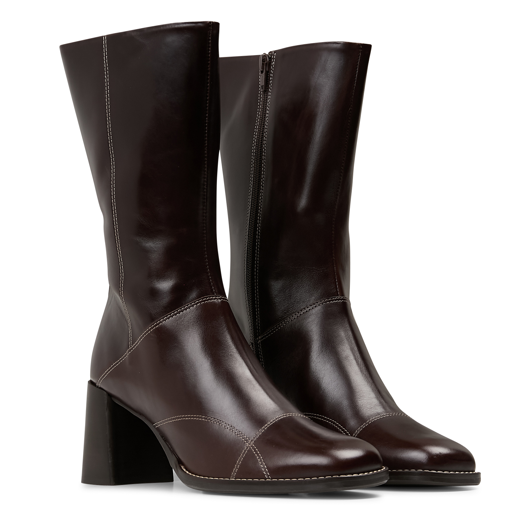 Bianca - Lederstiefeletten BILLI BI Braun