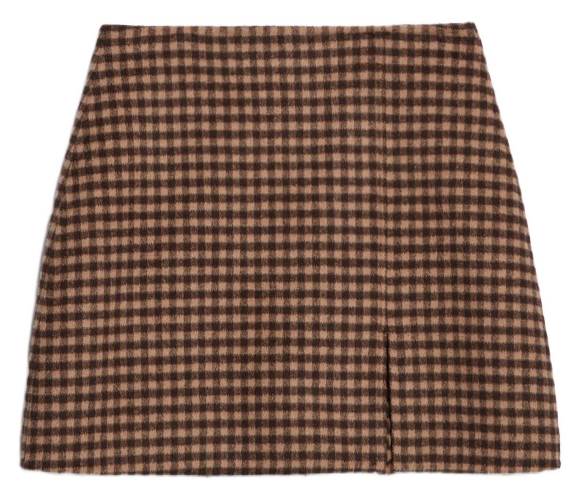 Jupe courte taille haute à carreaux VANESSA BRUNO Multicolore