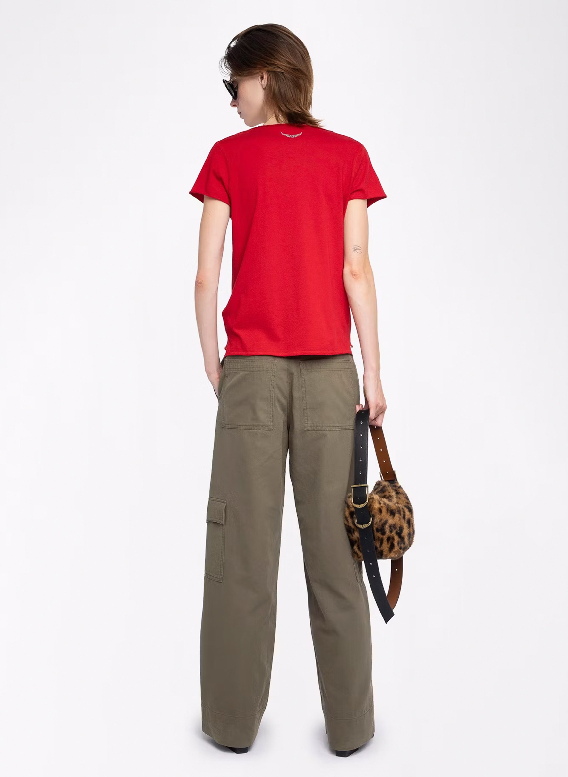 Tunisian organic cotton t-shirt ZADIG&VOLTAIRE Red