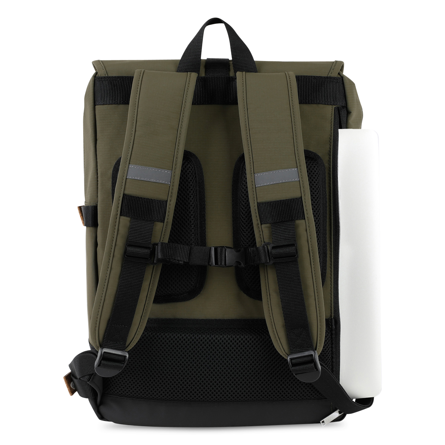 Plain flap backpack FAGUO Blue