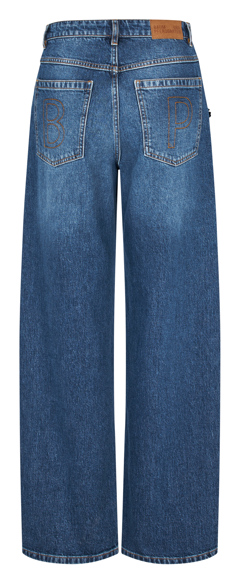 Jean large taille haute en coton bio mélangé BAUM UND PFERDGARTEN Bleu