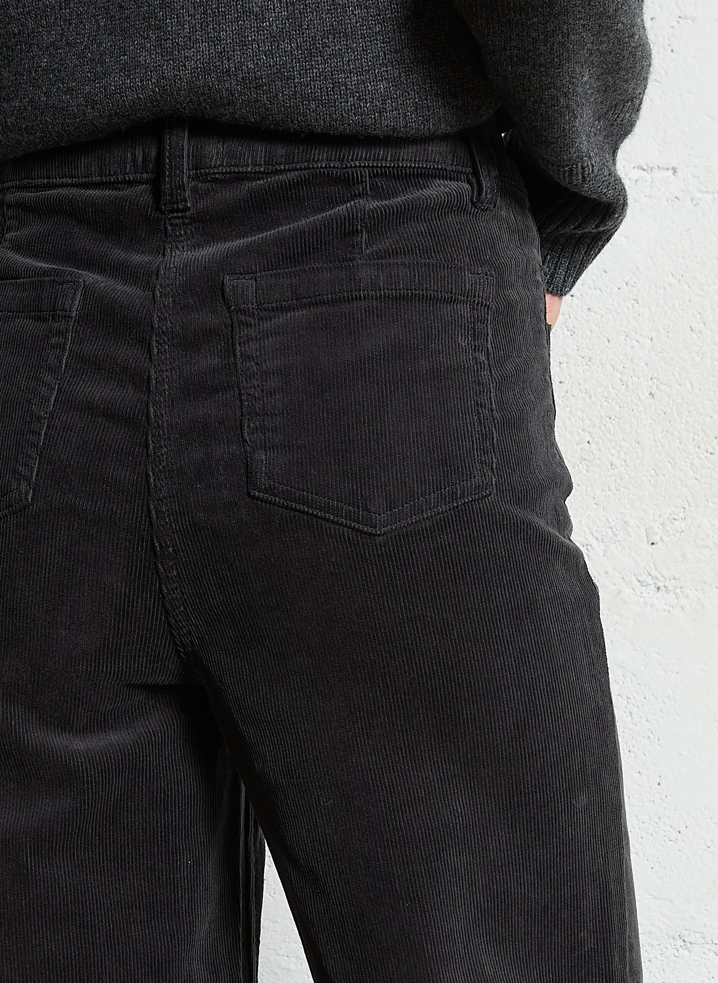 Cotton-blend chinos MAISON 123 Grey