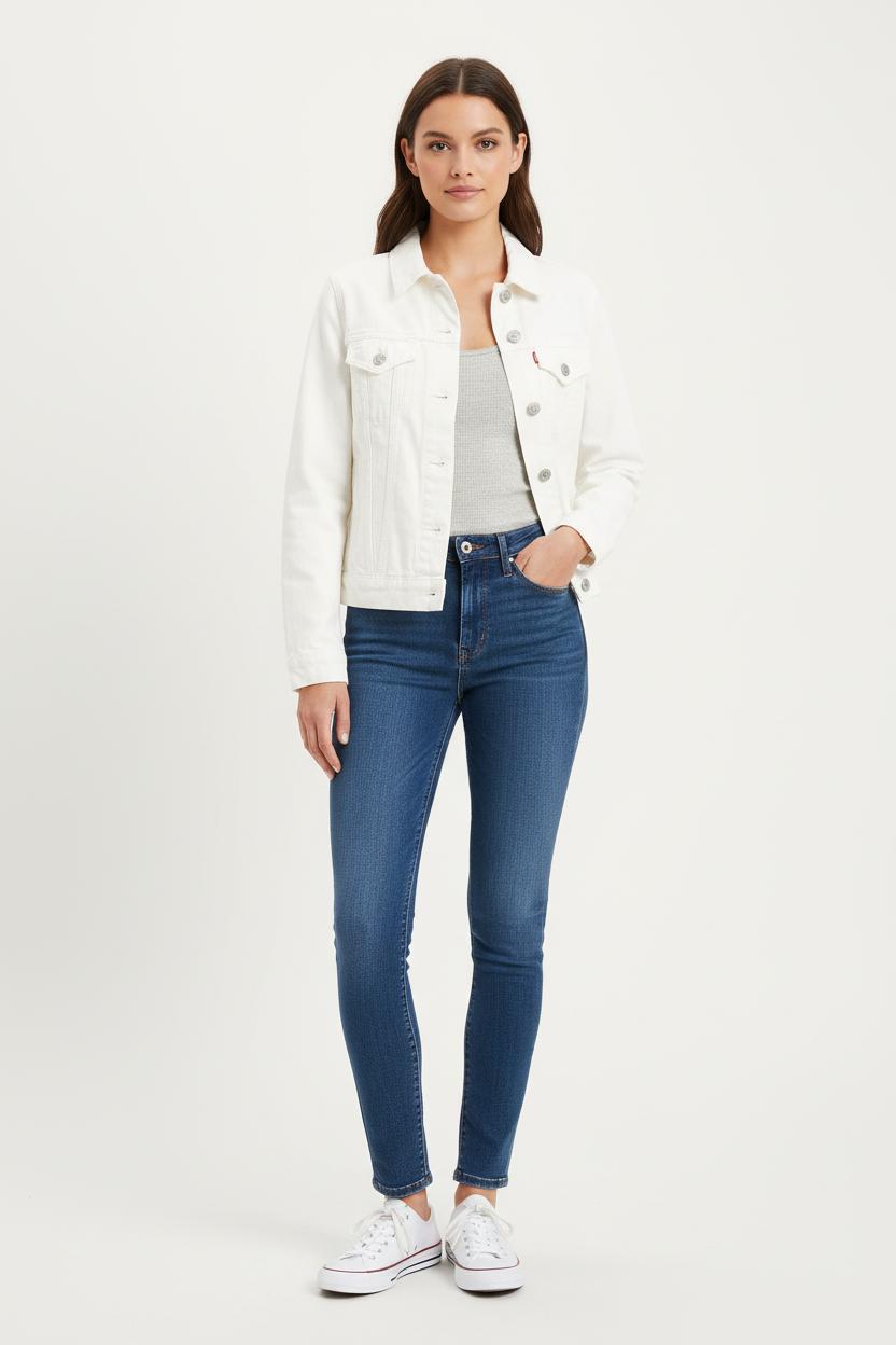 Denim jacket LEVI'S - Seconde main White