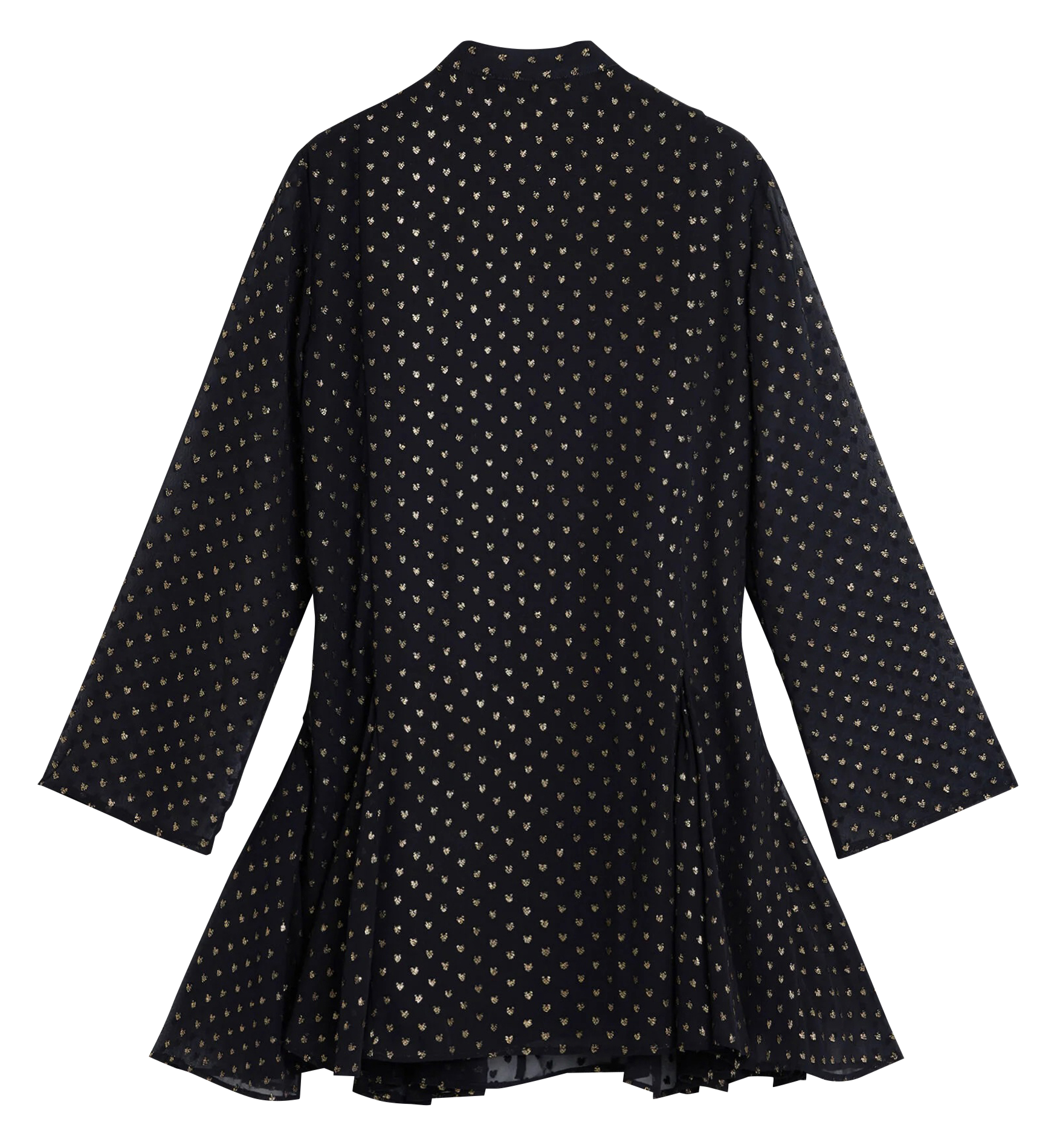 Bedrucktes Kleid DESIGUAL Schwarz